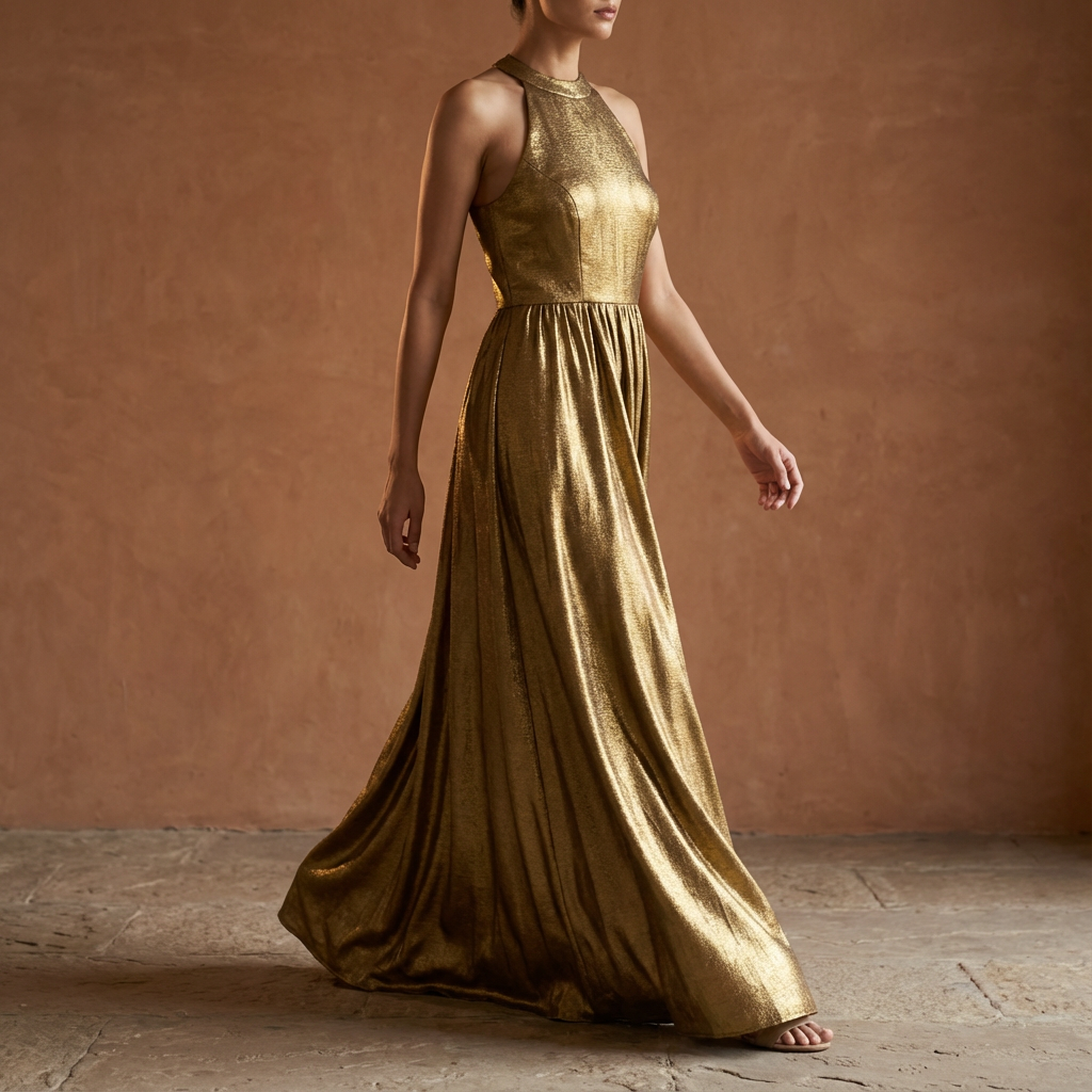 Gilded Long Dress