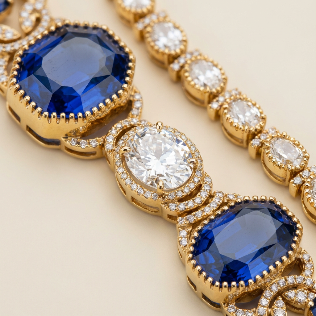 Cobalt Aurelia Necklace & Earring Set