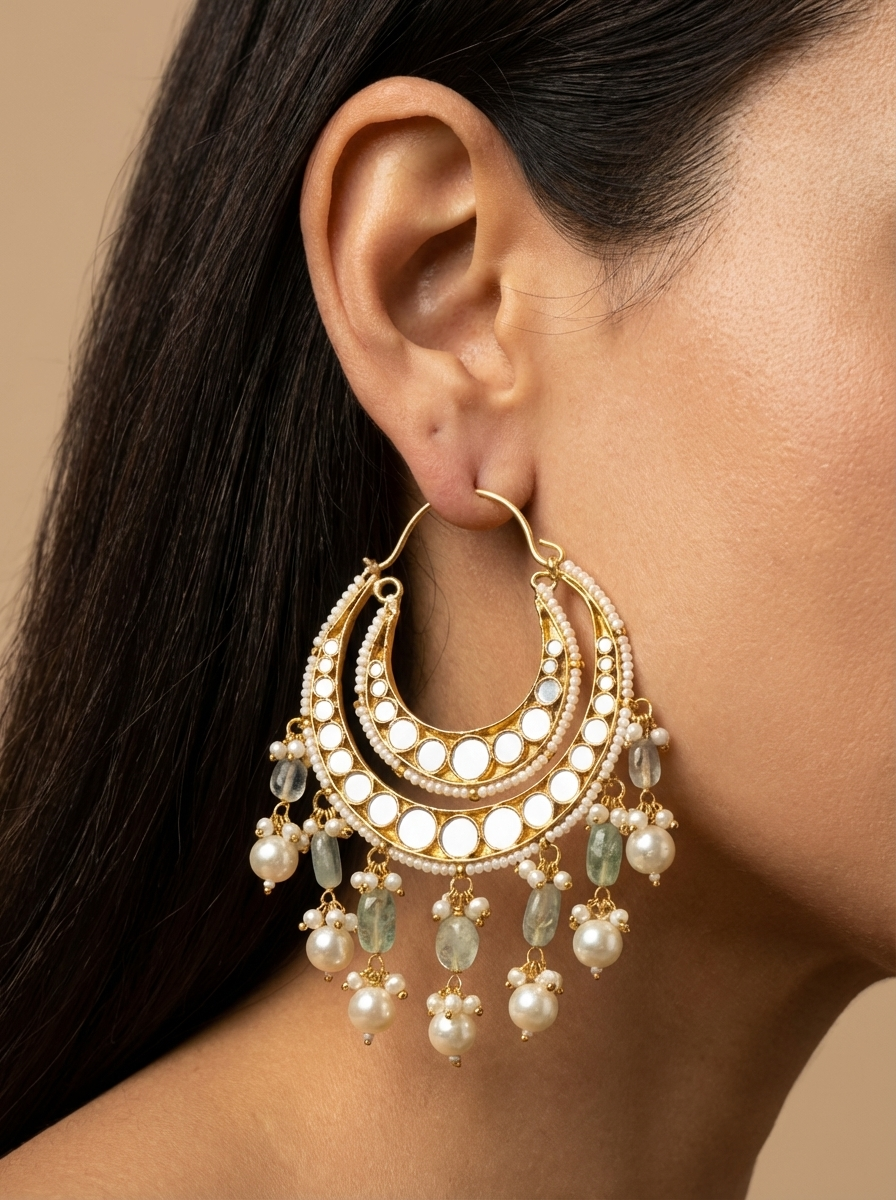 Nooréva – chandviel earrings by Ozel