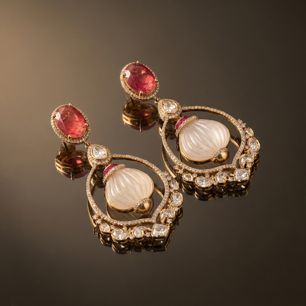 Avenya – radiant earrings by Ozel