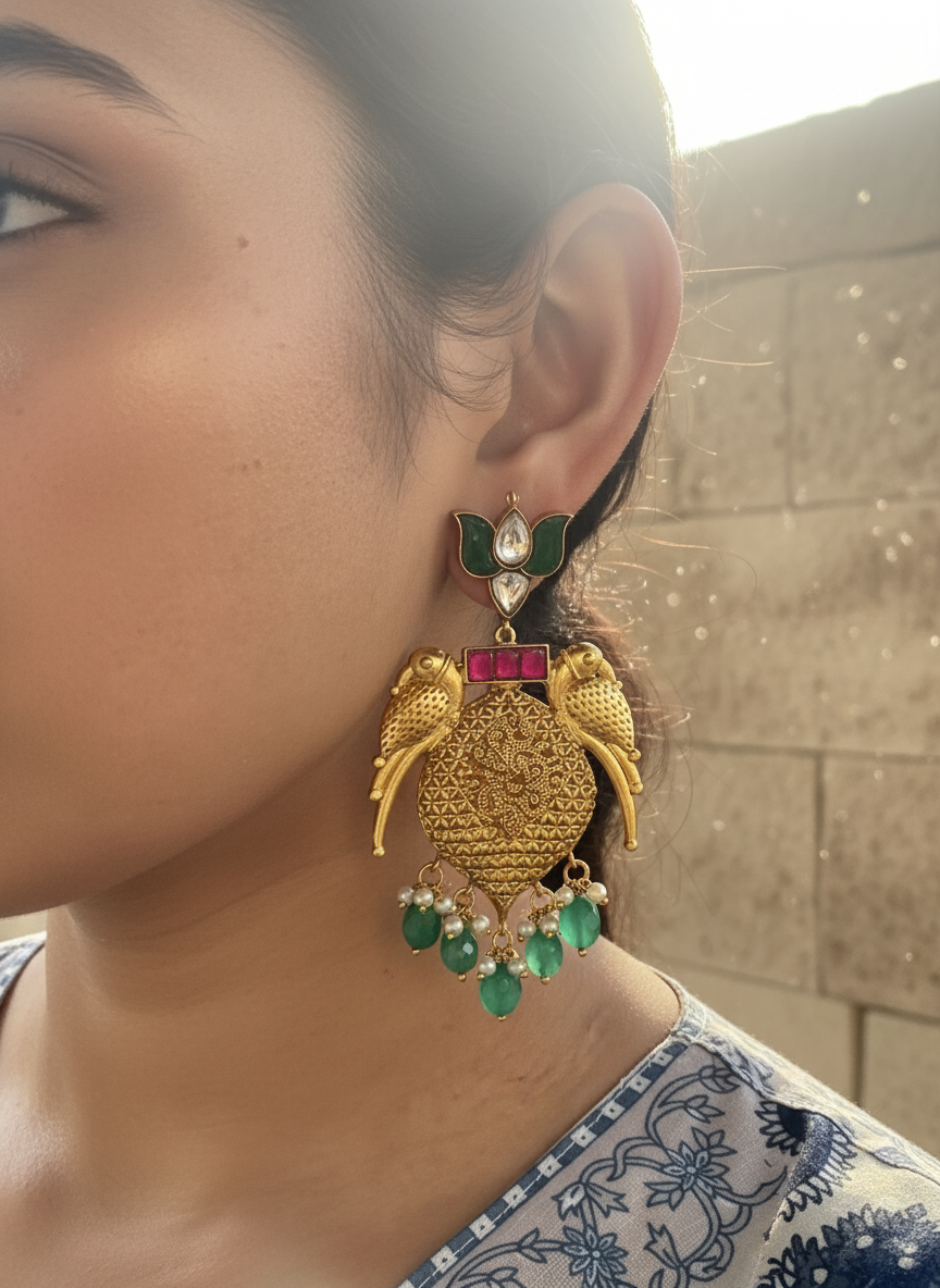 Kanmani Totem Heritage Earrings