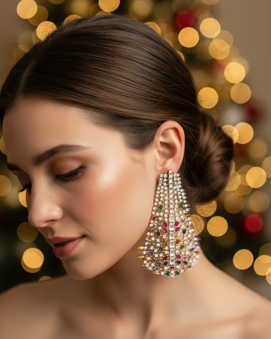 Prism Multicolor gems earrings