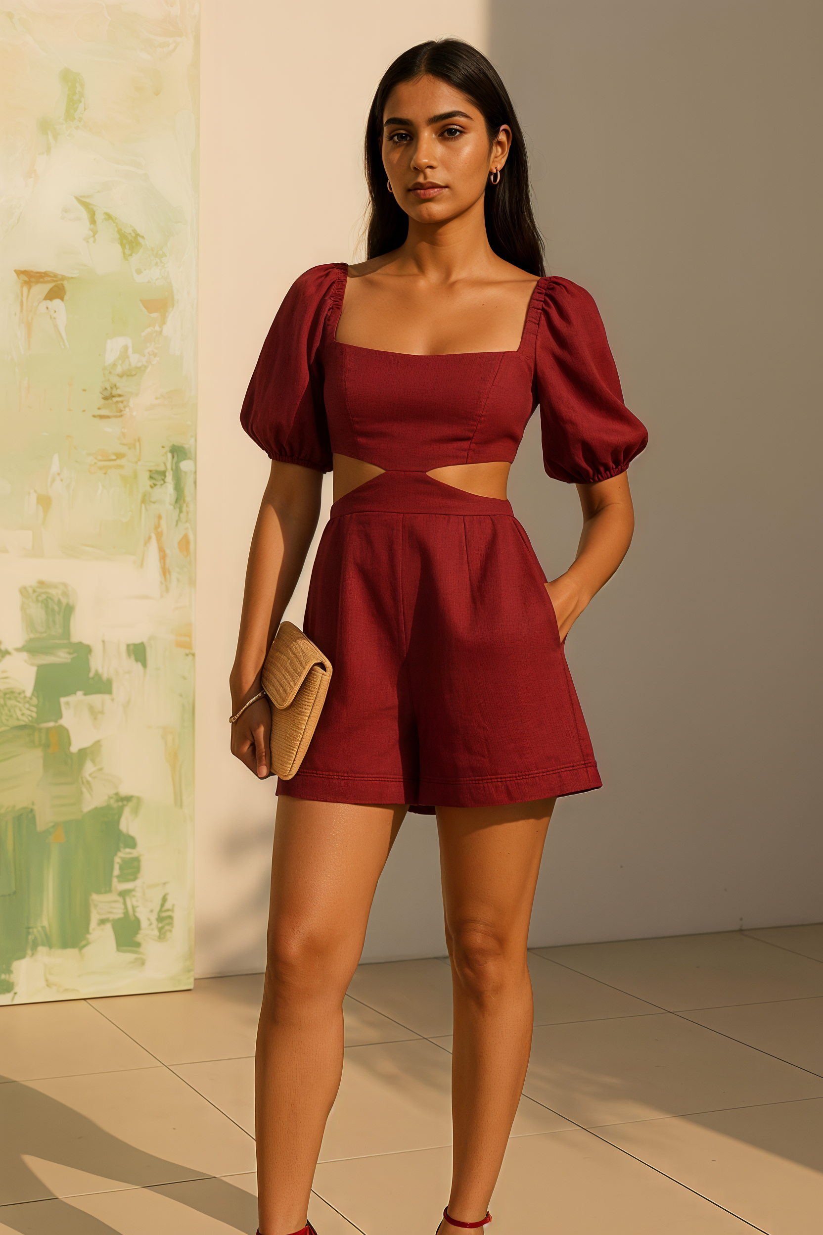 Soleil Cut-Out Romper
