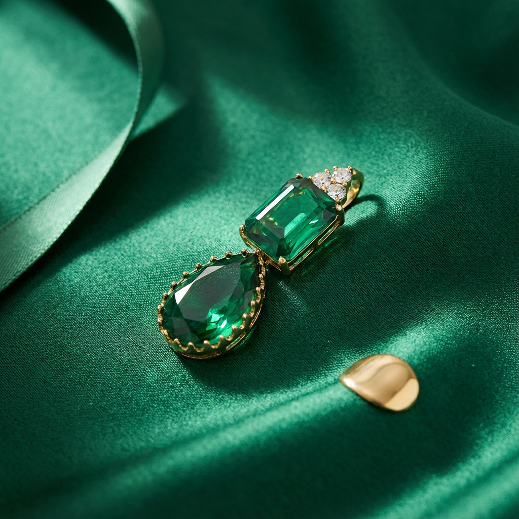 VERDE DUO Drop Earrings