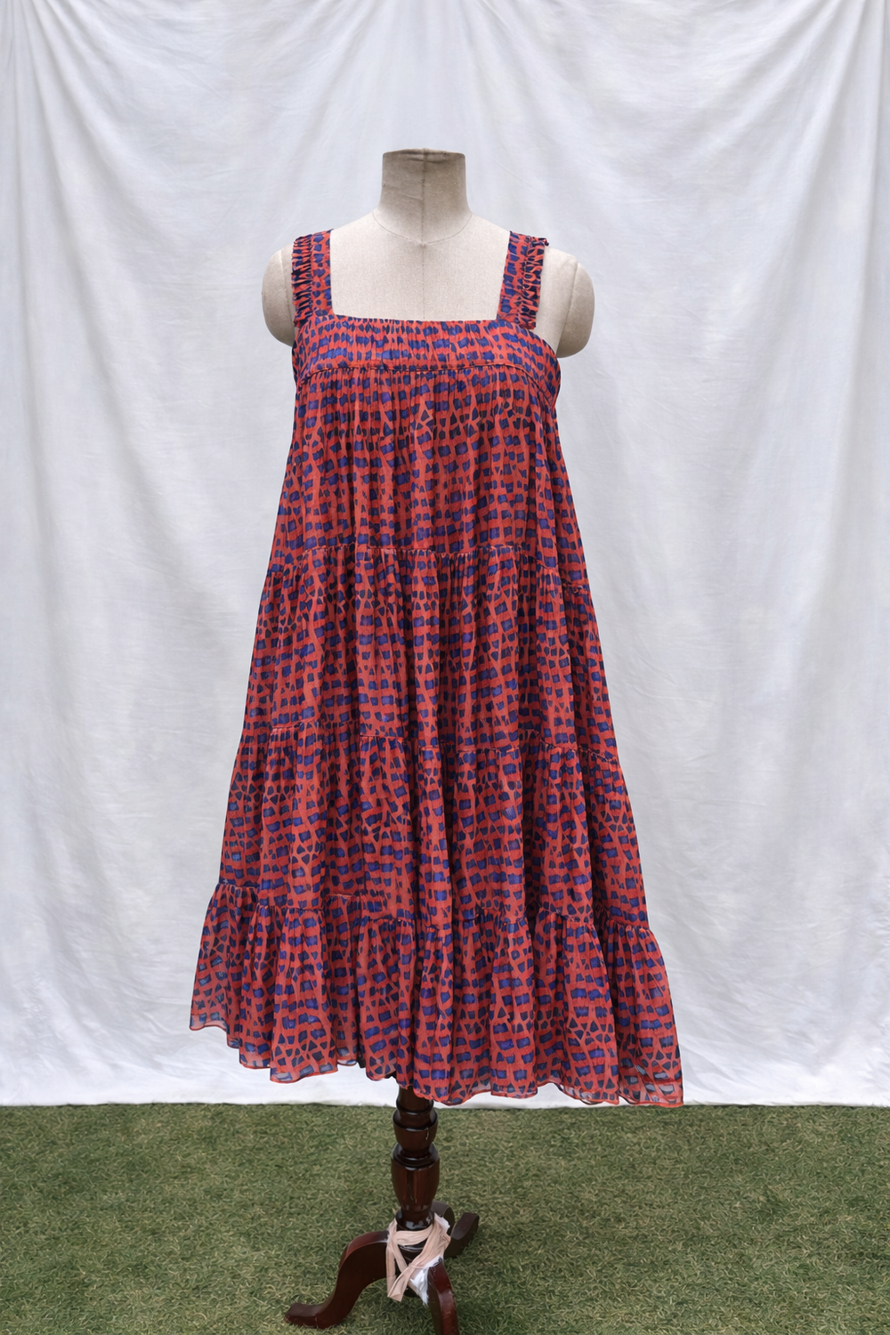 Printed Summer Dress – artisan Indian summer dress by Ozel