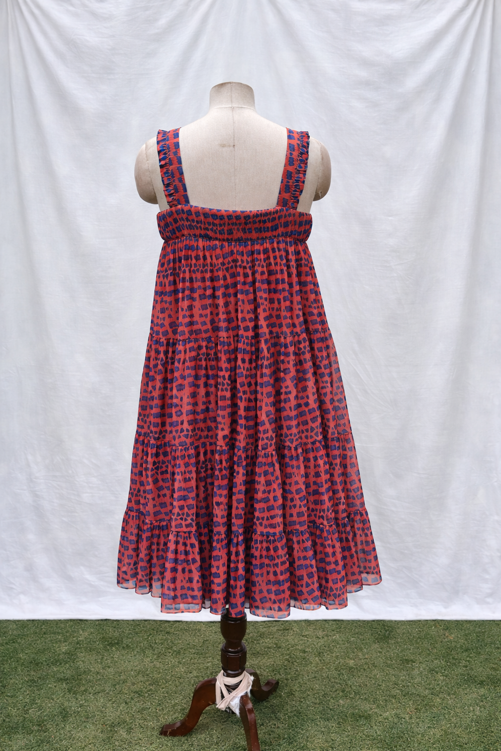 Printed Summer Dress – vibrant print Indian dress by Ozel