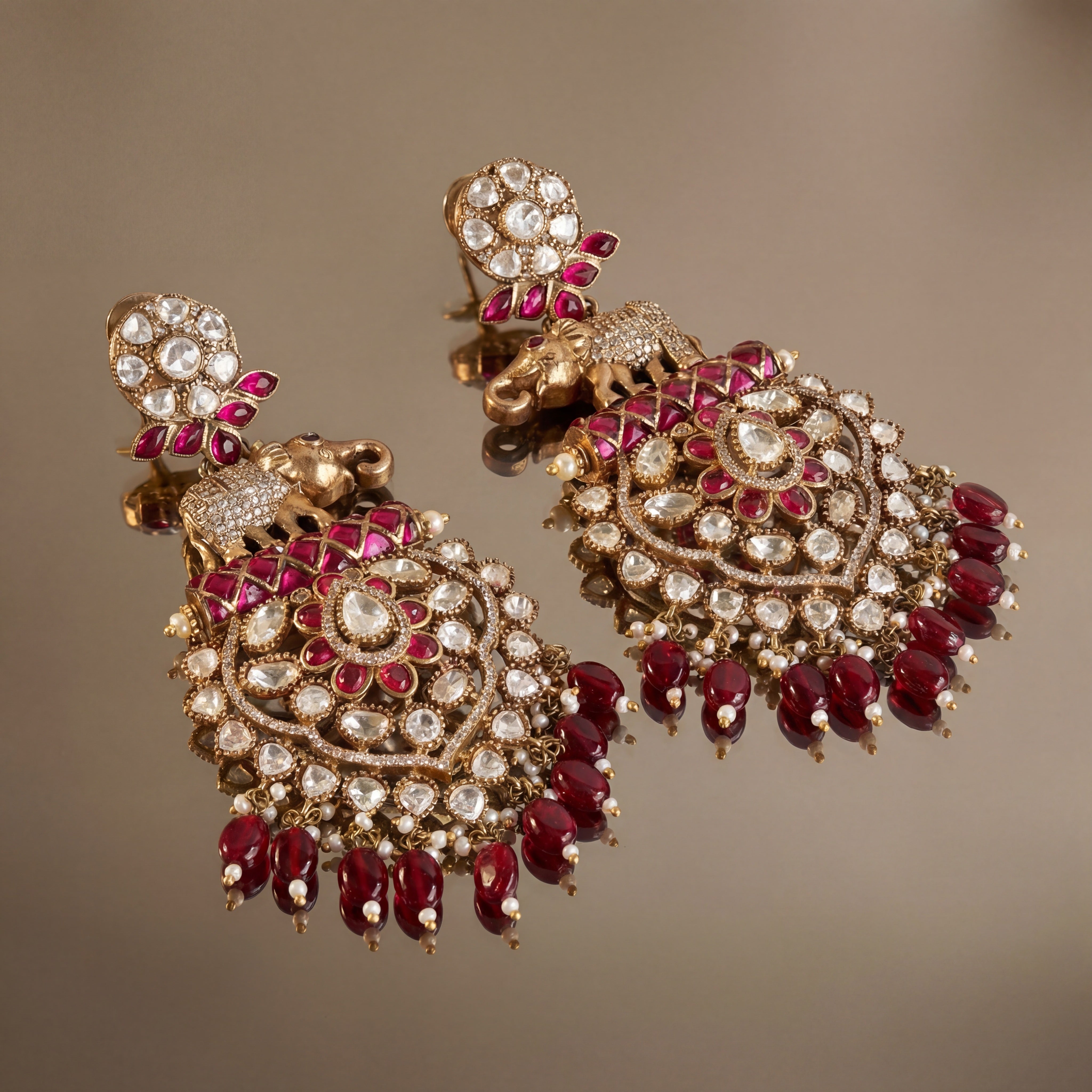 Gayatri Elephant Earrings