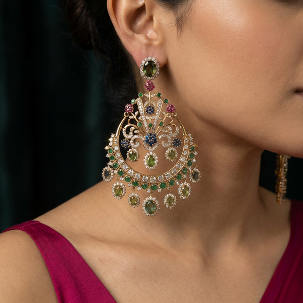 Bagh Vintage Gemstone Earrings
