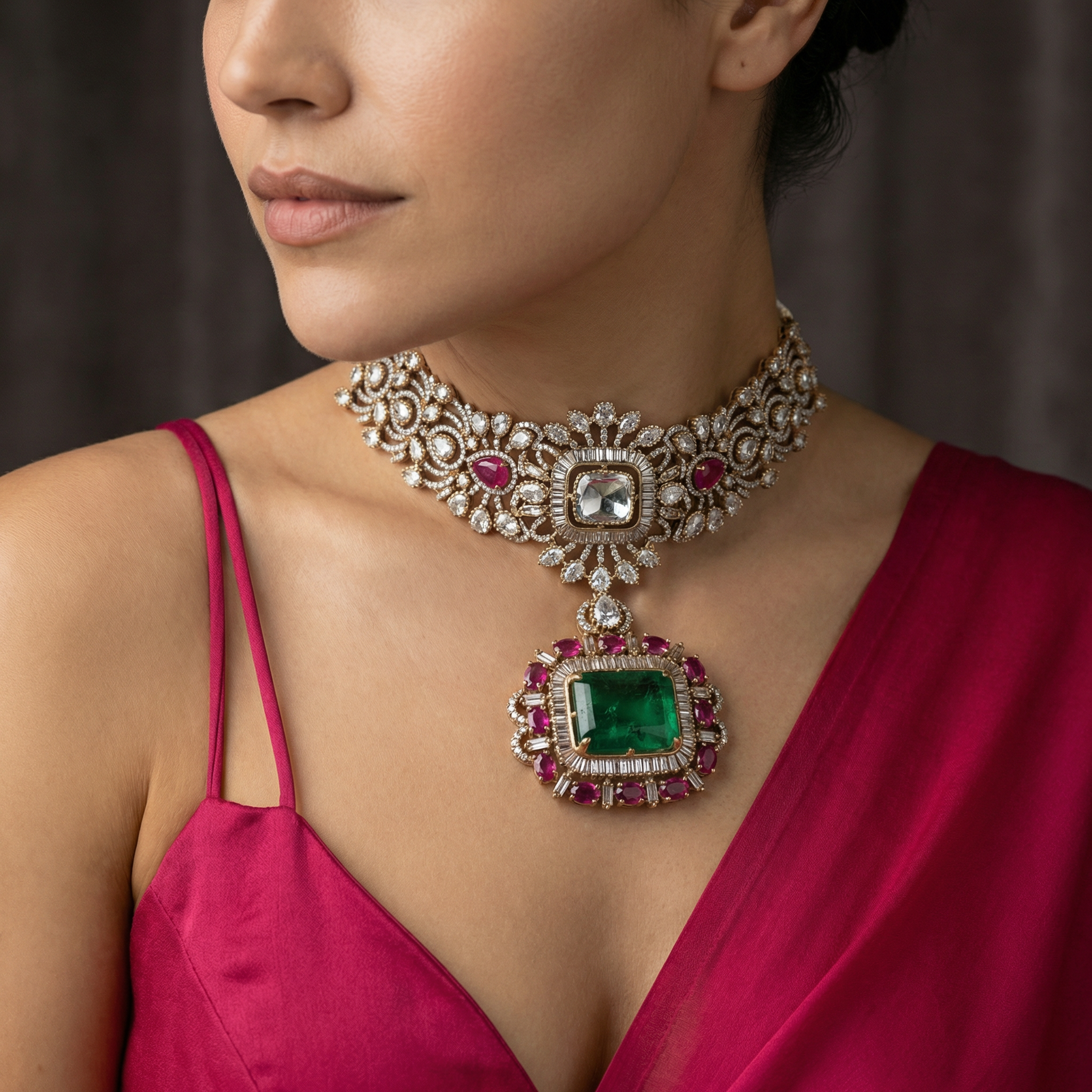 Strata Choker Necklace