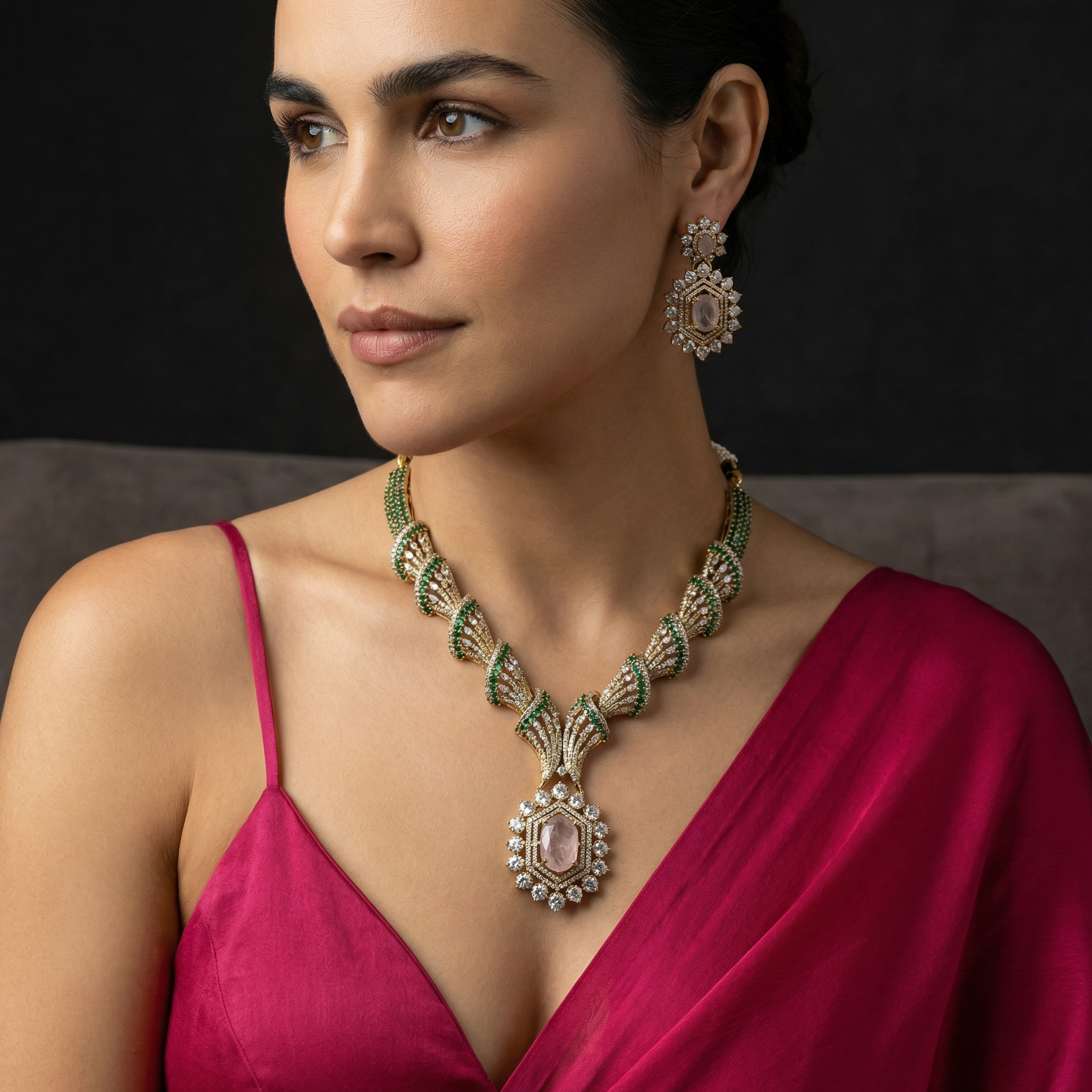 Nora Architectural Necklace Set