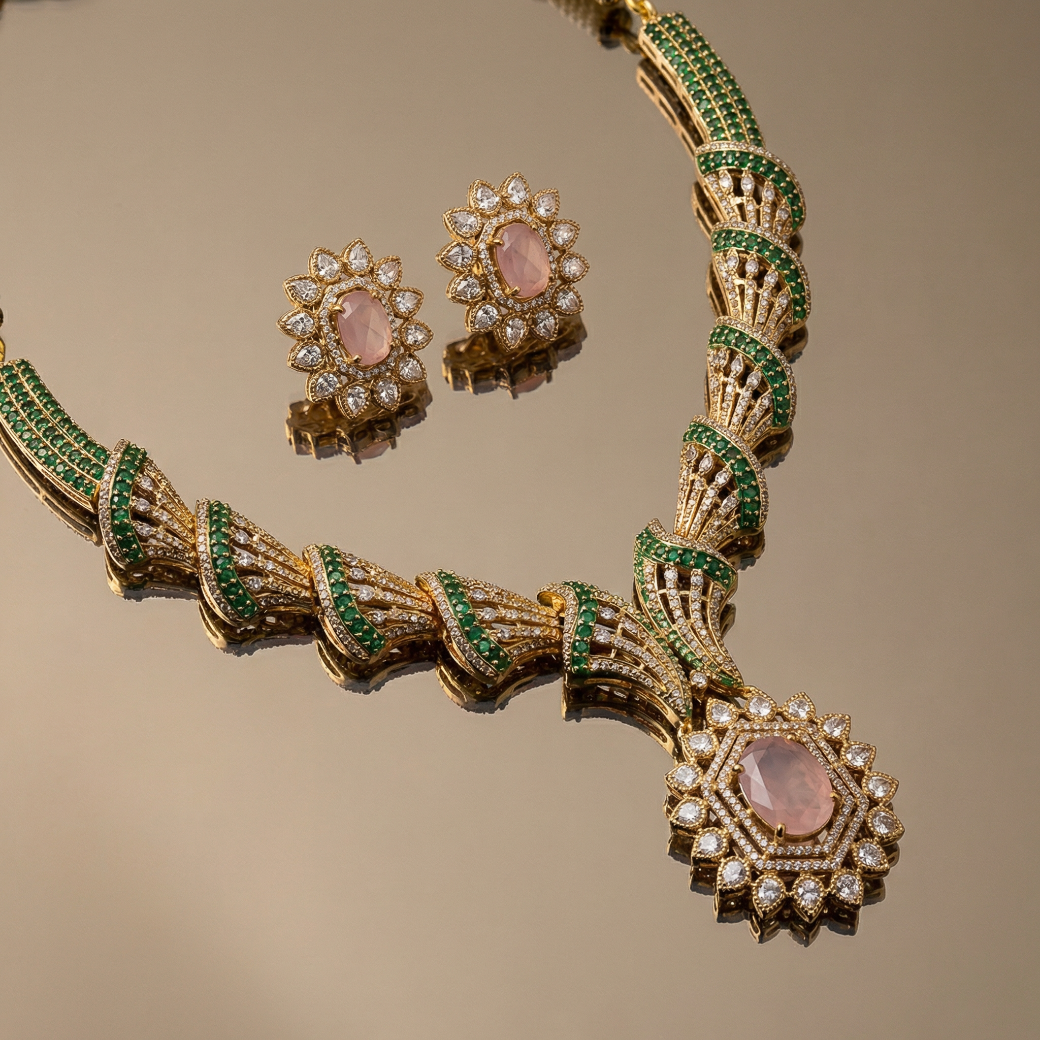 Nora Architectural Necklace Set