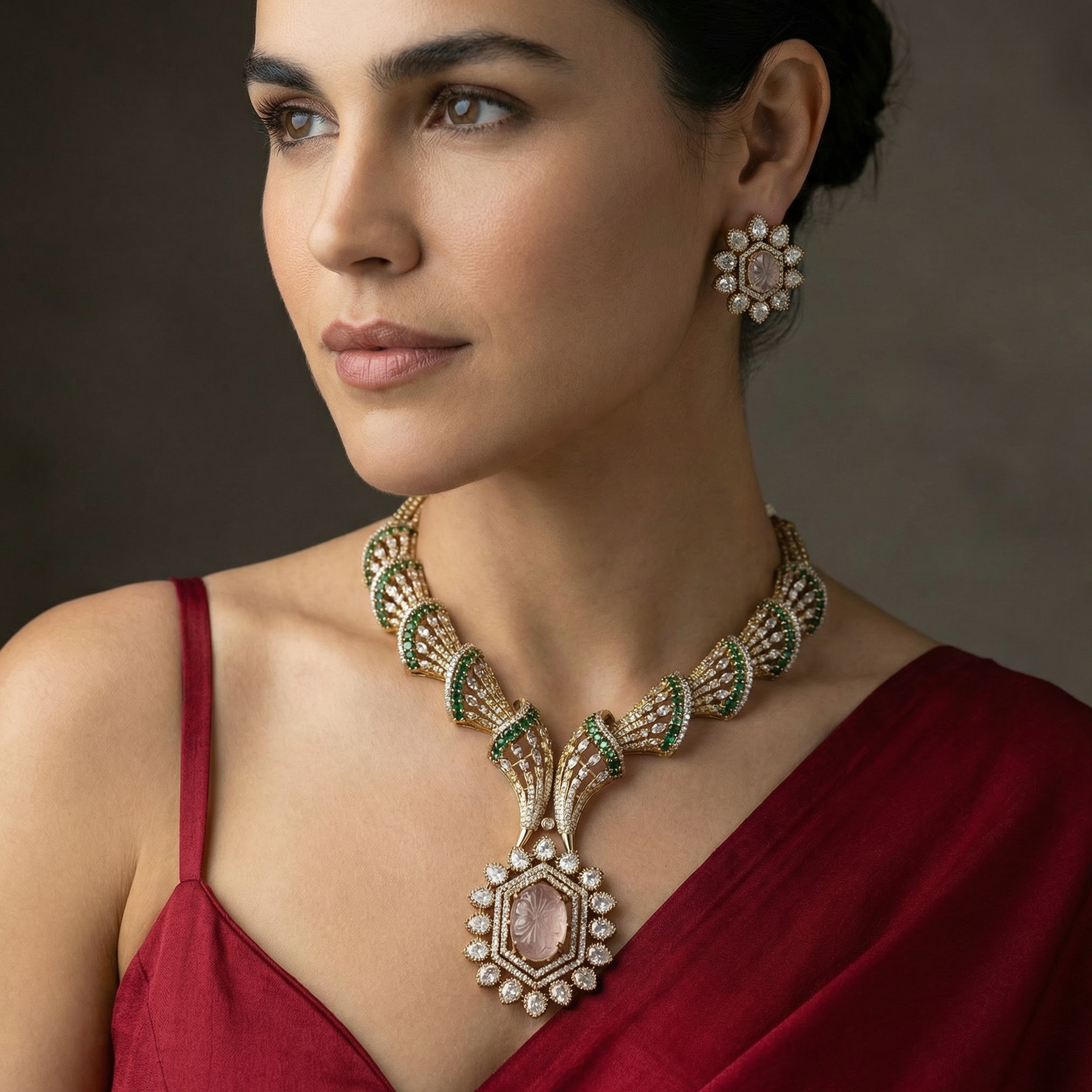 Nora Architectural Necklace Set