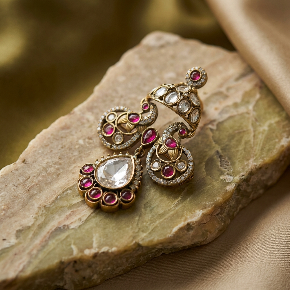 Svara Heritage Brooch – handcrafted heritage brooch by Ozel