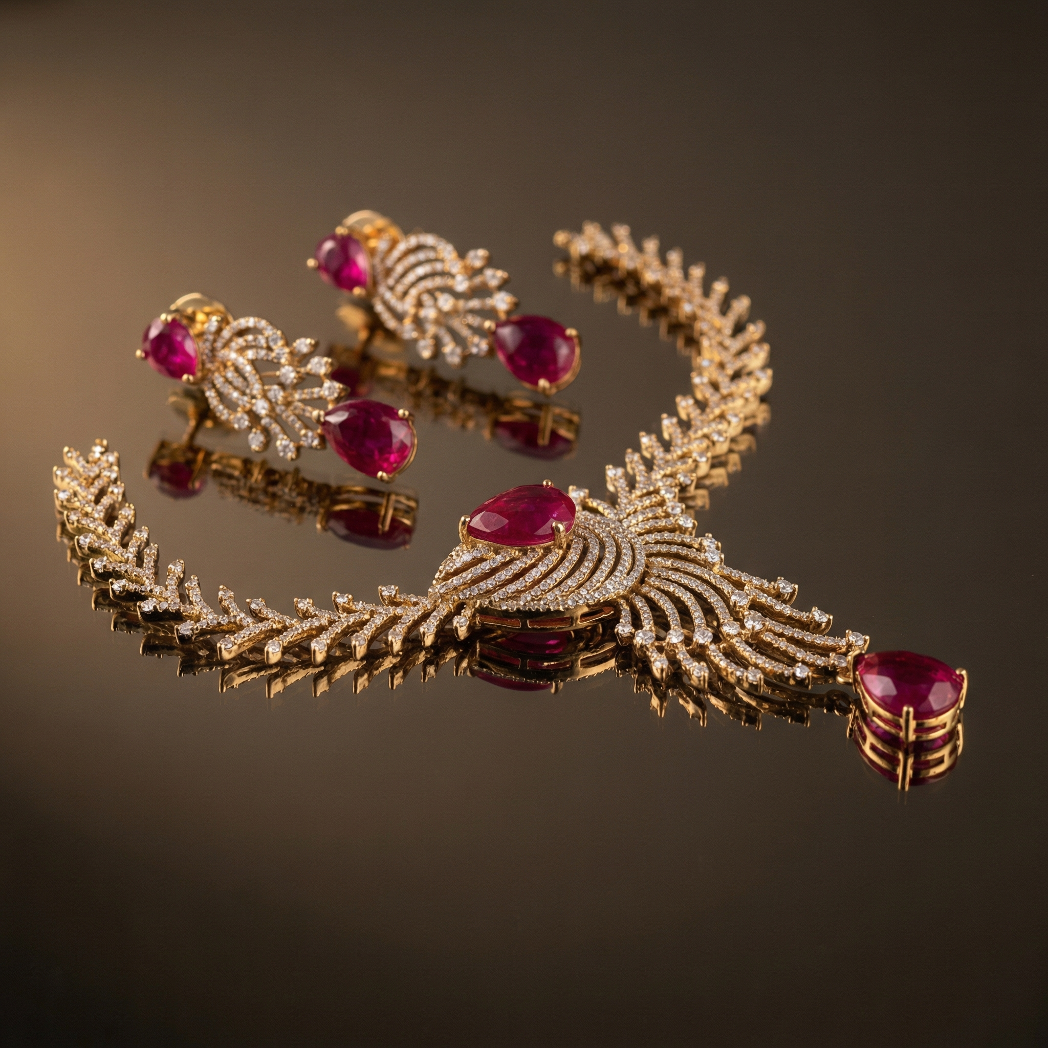 Mayura Drop Necklace