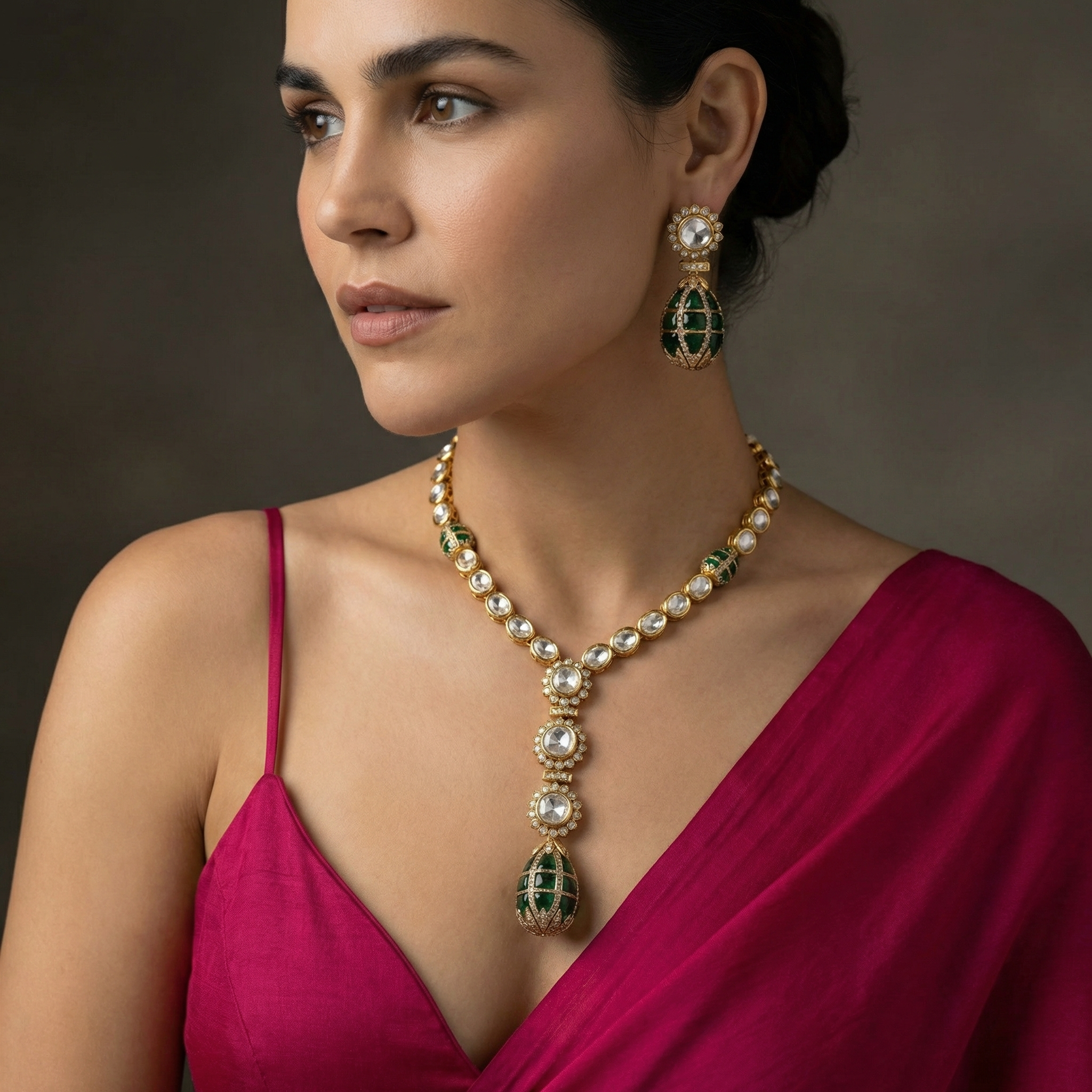 Trish Drop Necklace Set