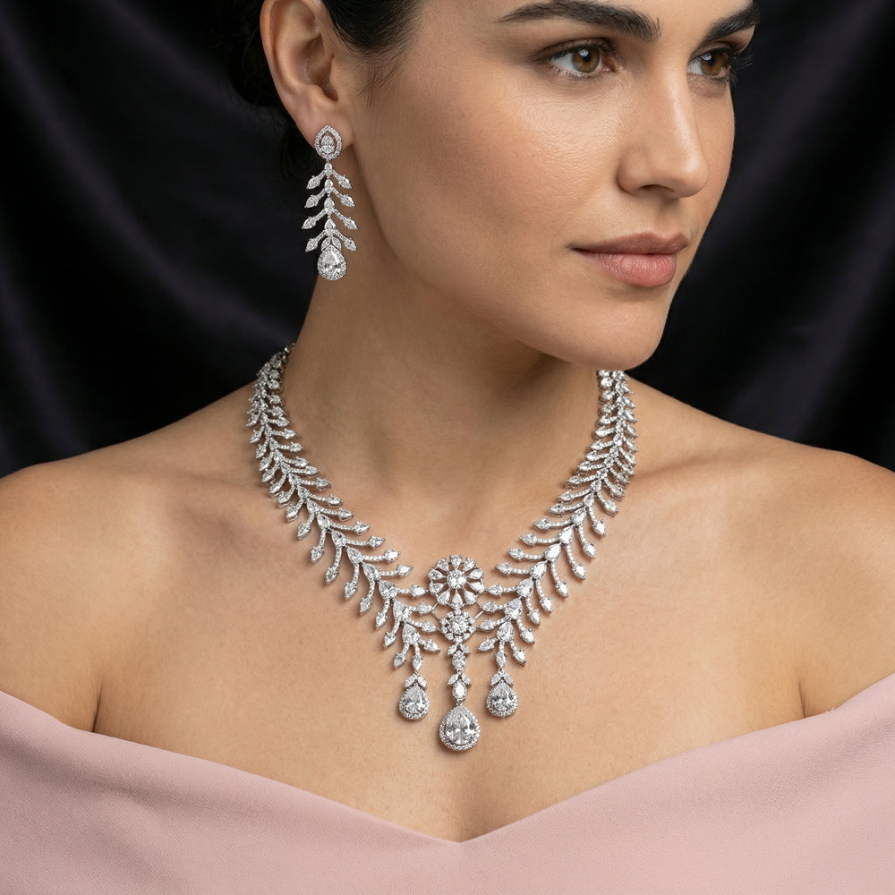 Vienna Necklace Set – handcrafted Indian necklace set by Ozel