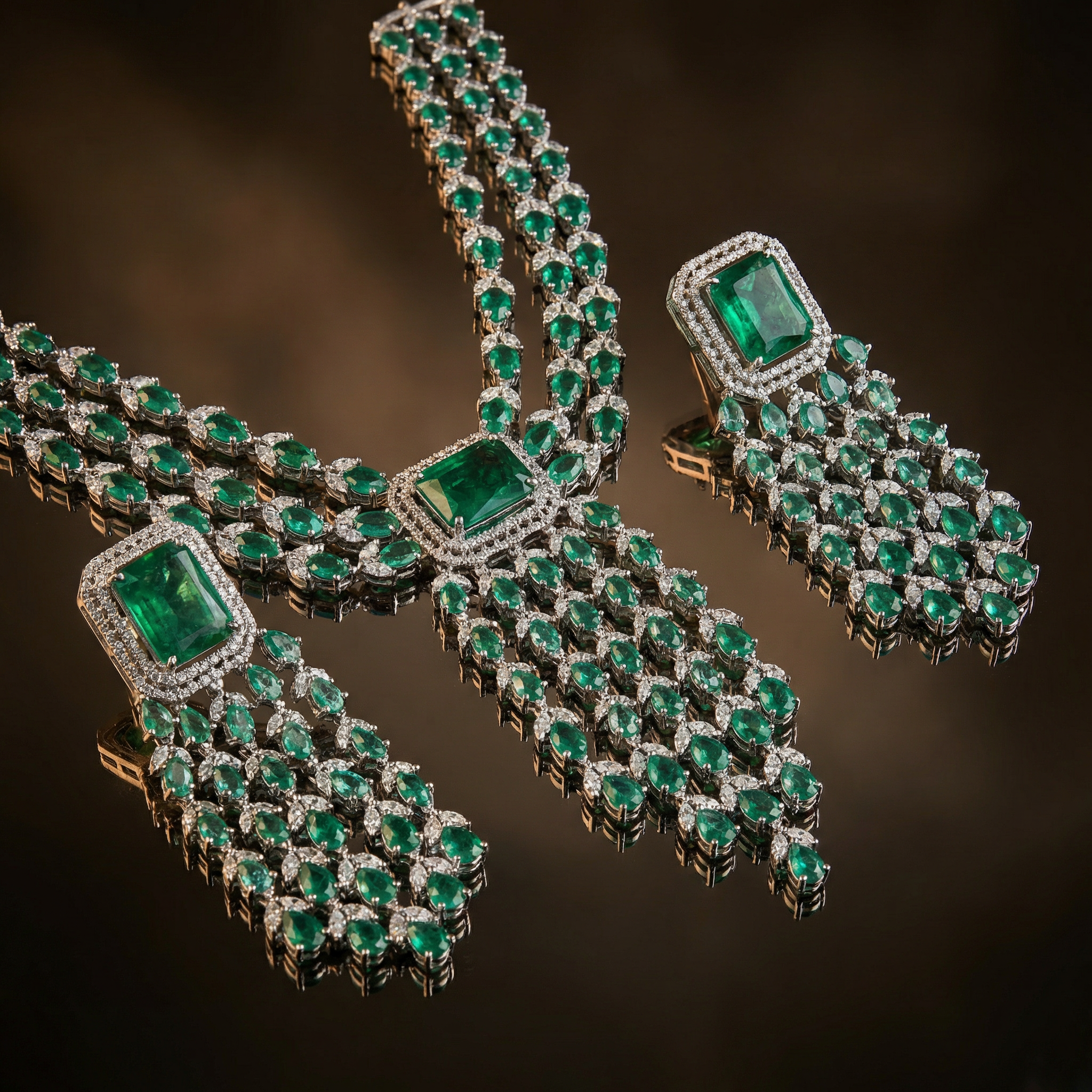 Ariana Cascade Necklace Set