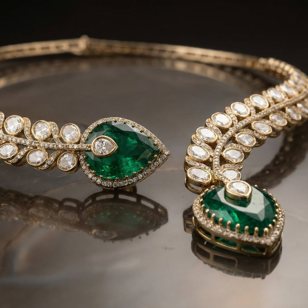 Vinaya Necklace Set – artisan Indian jewelry by Ozel