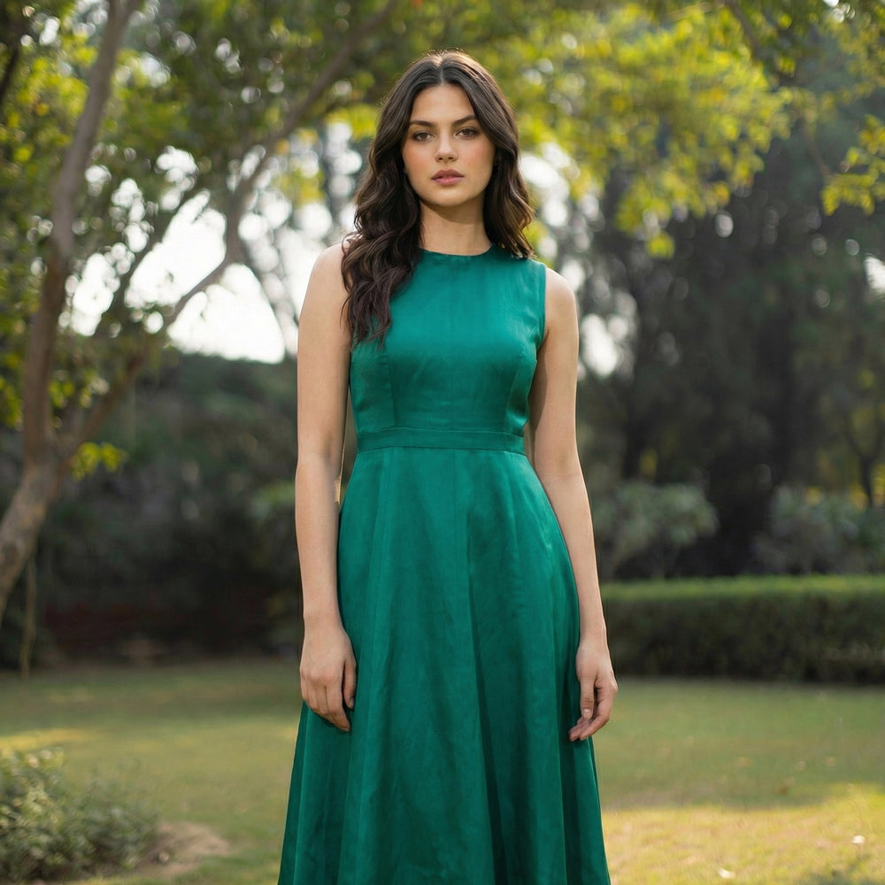 Zoya dress – elegant Indian designer dress by Ozel