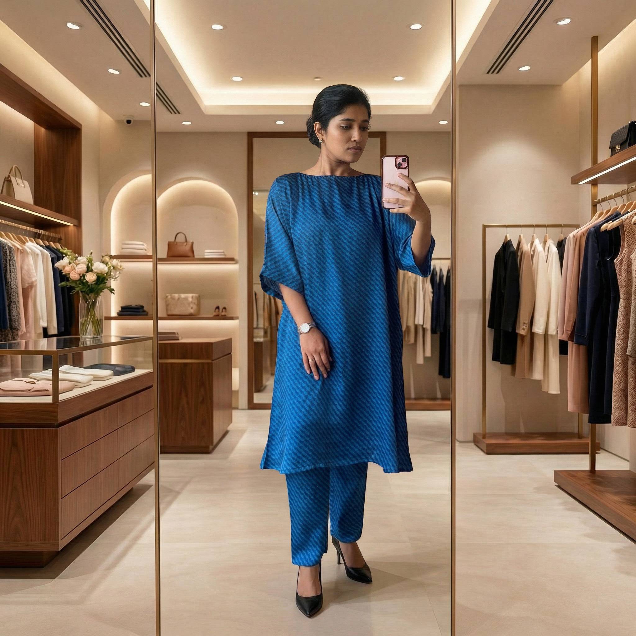 Noir Kaftan Coord Set (Sale)