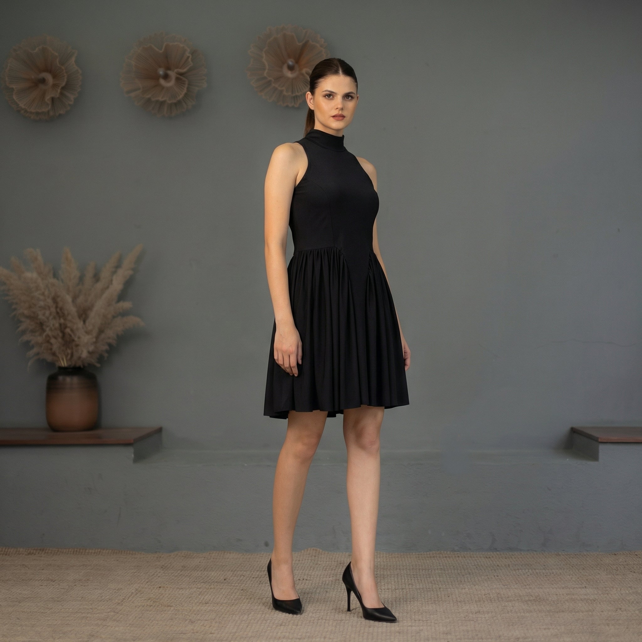 Racerback Dress – clean-lined racerback dress by Ozel