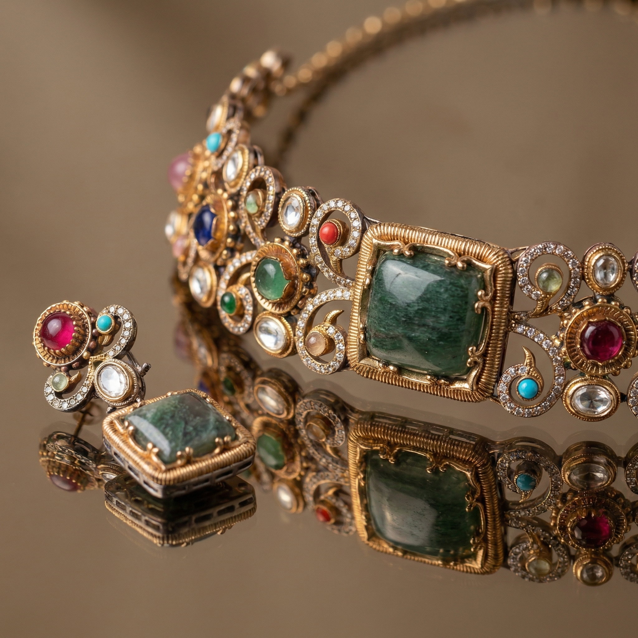 Mosaic Regal Choker Set