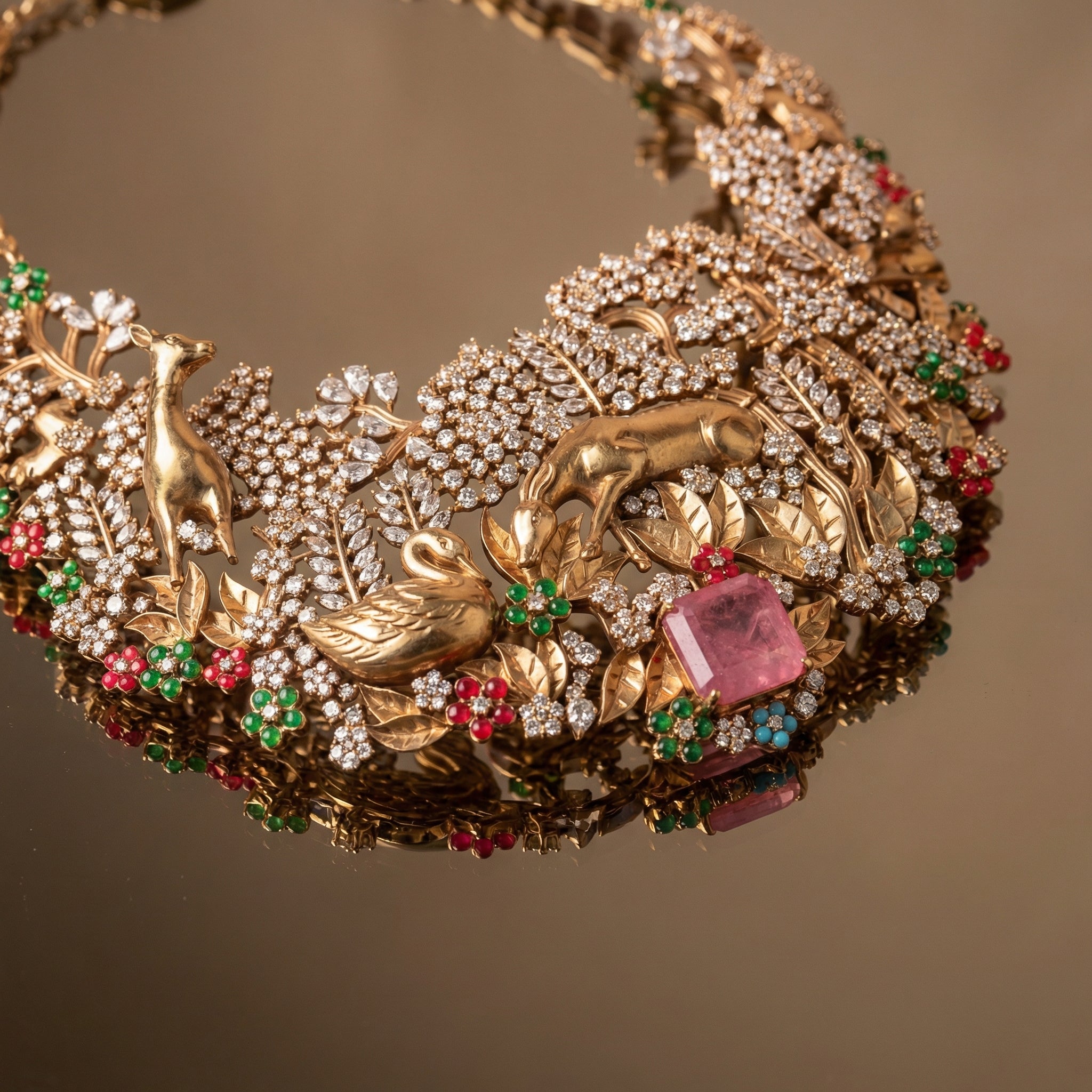 Enchanted Garden Choker Set – statement bridal jewelry by Ozel