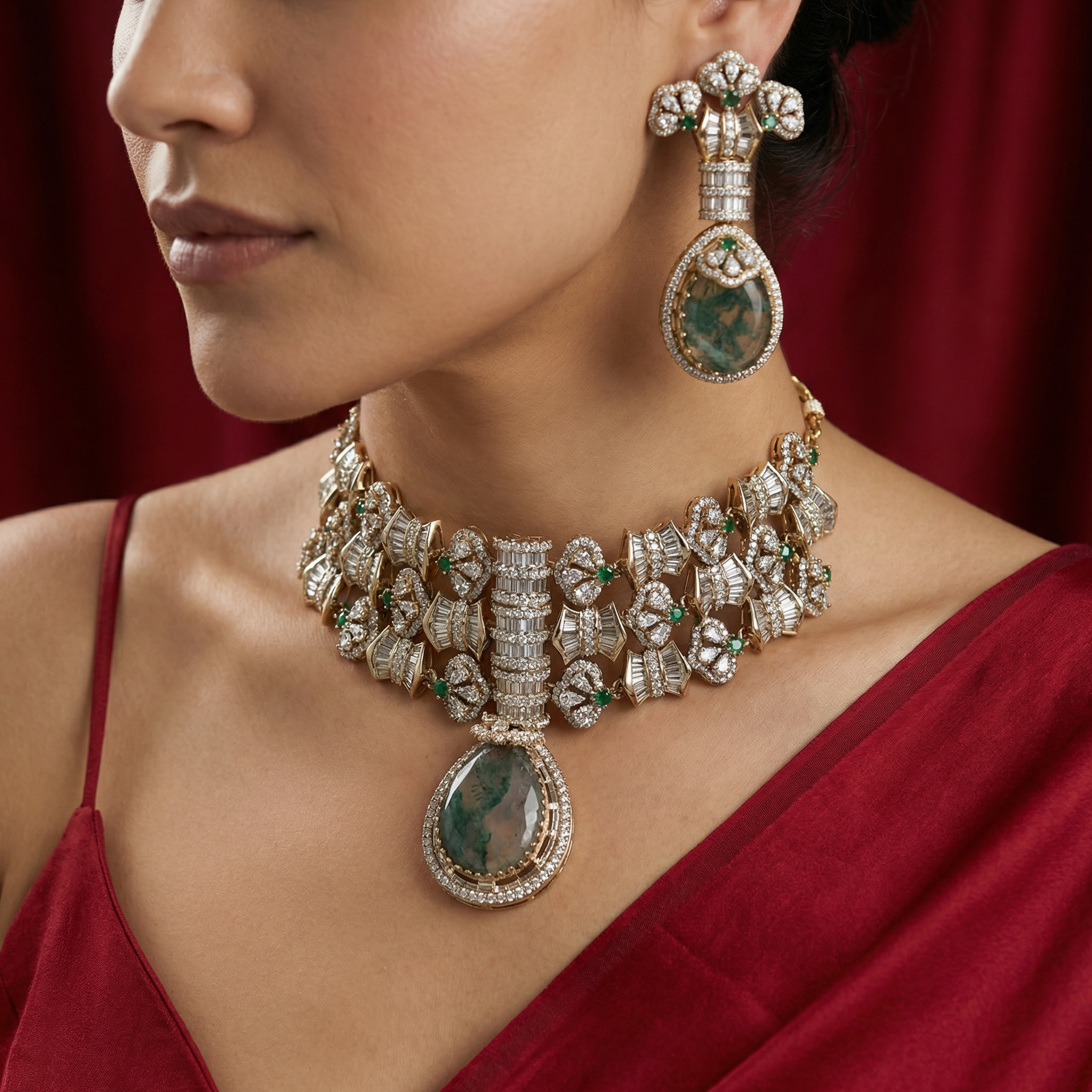 Mehrunisa Royale Collar Choker Set