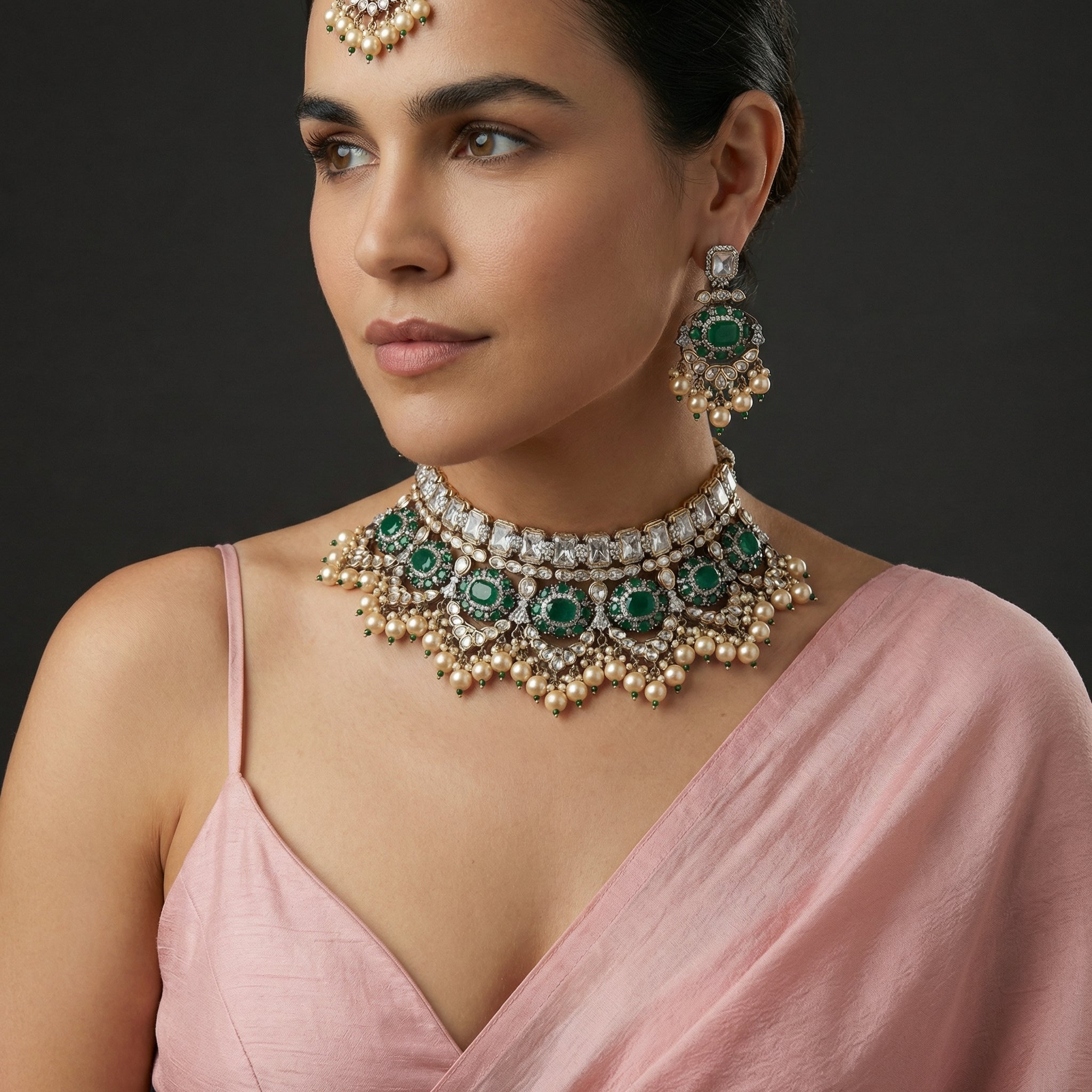 Suhana Polki Bridal Choker Set