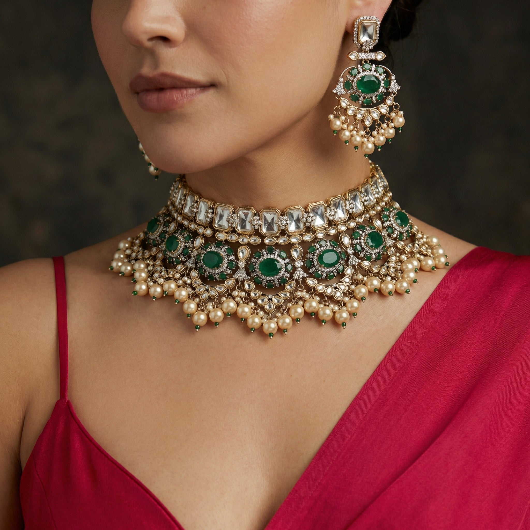 Suhana Polki Bridal Choker Set