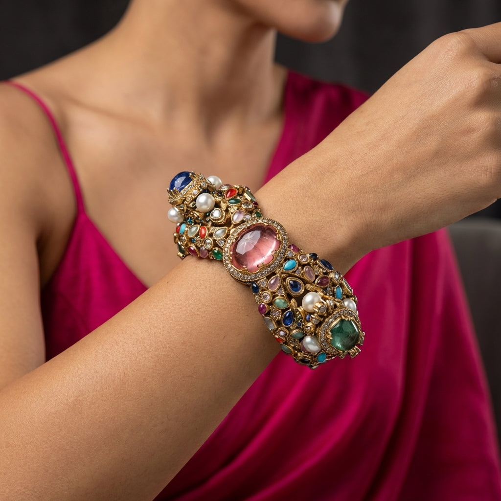 Alaya Statement Cuff Bangle