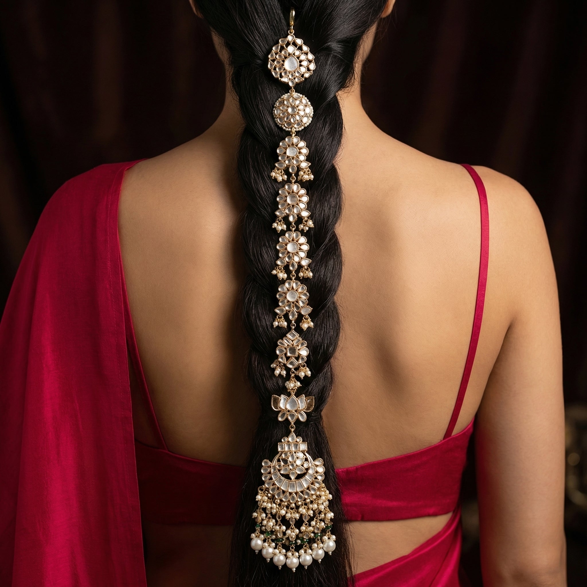 Rajlata MoP Hair Braid Adornment