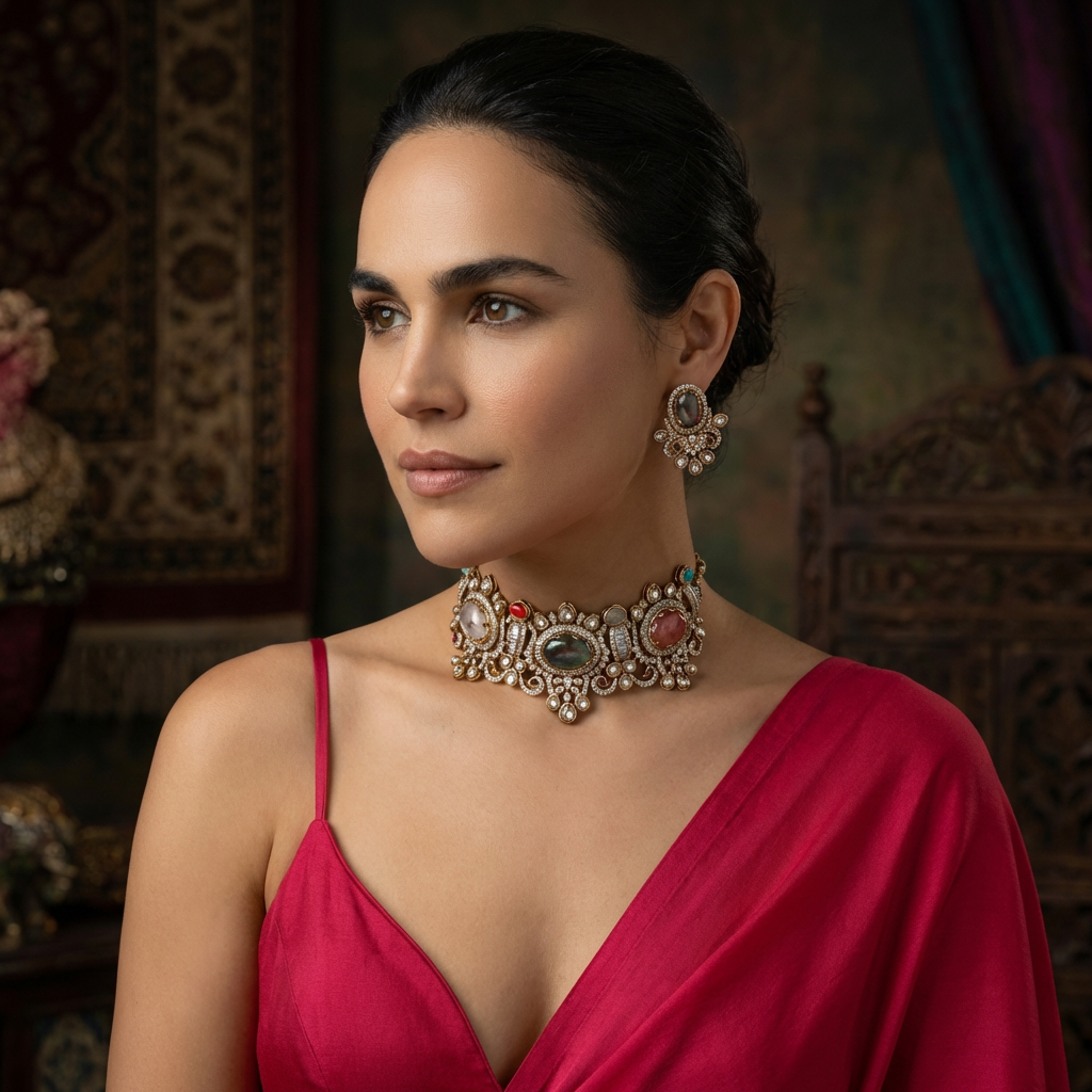 Ratnashree Heritage Choker Set