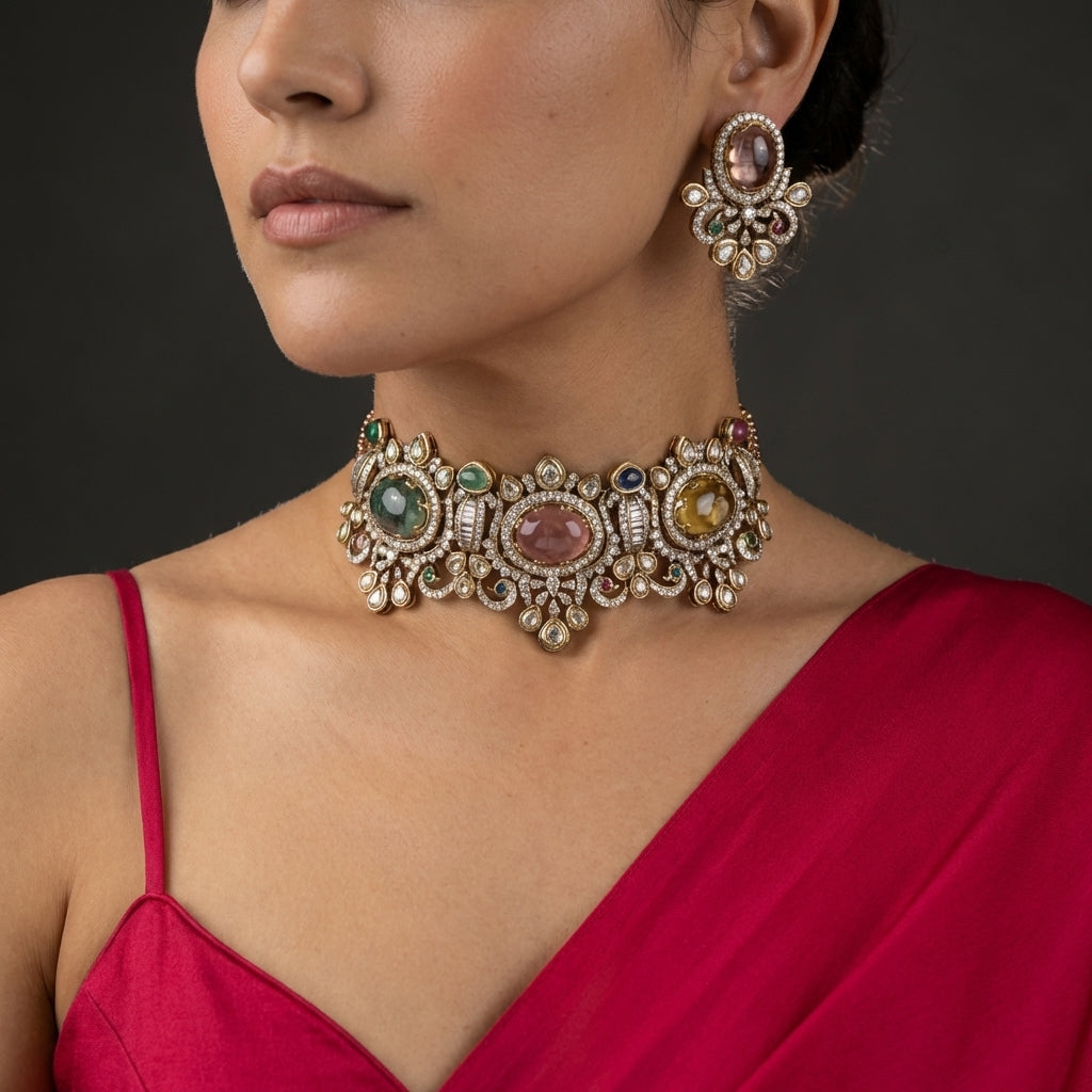 Aarunya Heritage Choker Set