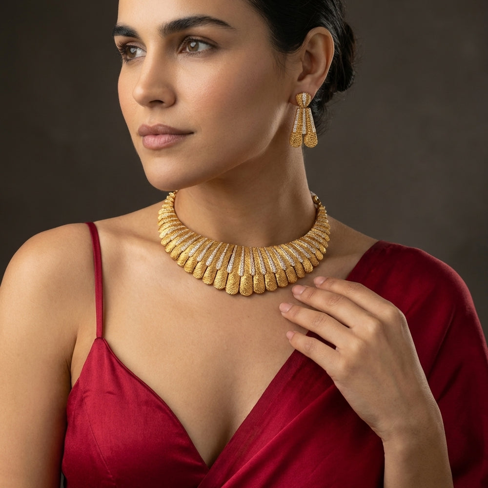 Gold Eternal Necklace Set – timeless gold heirloom necklace by Ozel