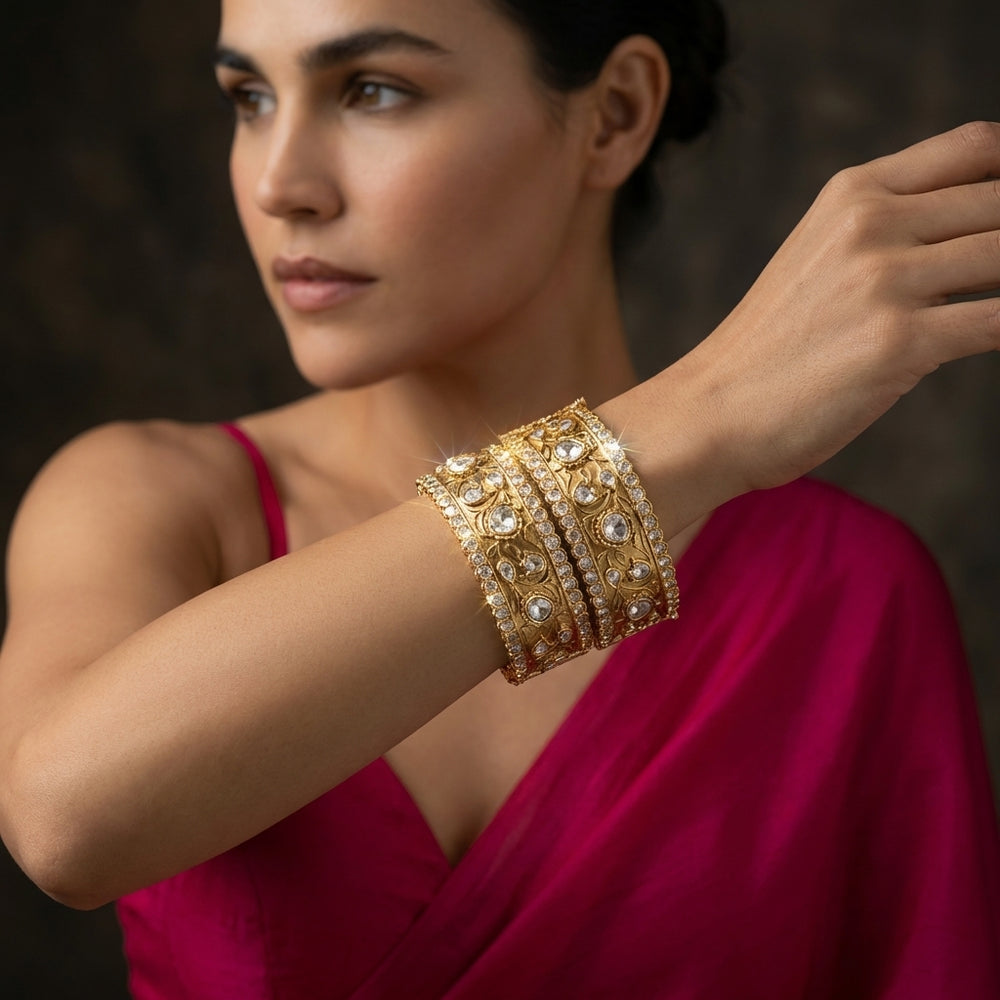 Veeraa – polki kada bracelet by Ozel