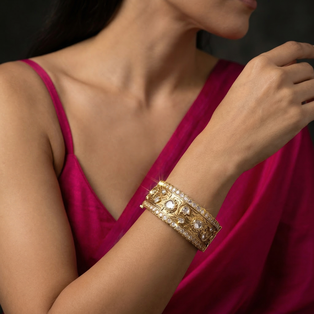 Veeraa – polki kada bracelet by Ozel