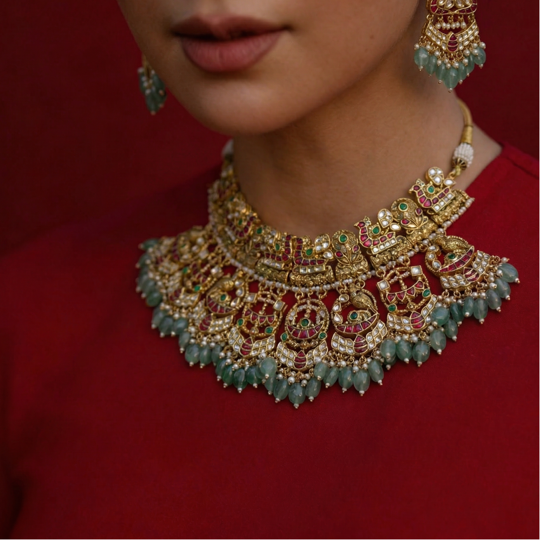 Nayara Kundan Necklace Set