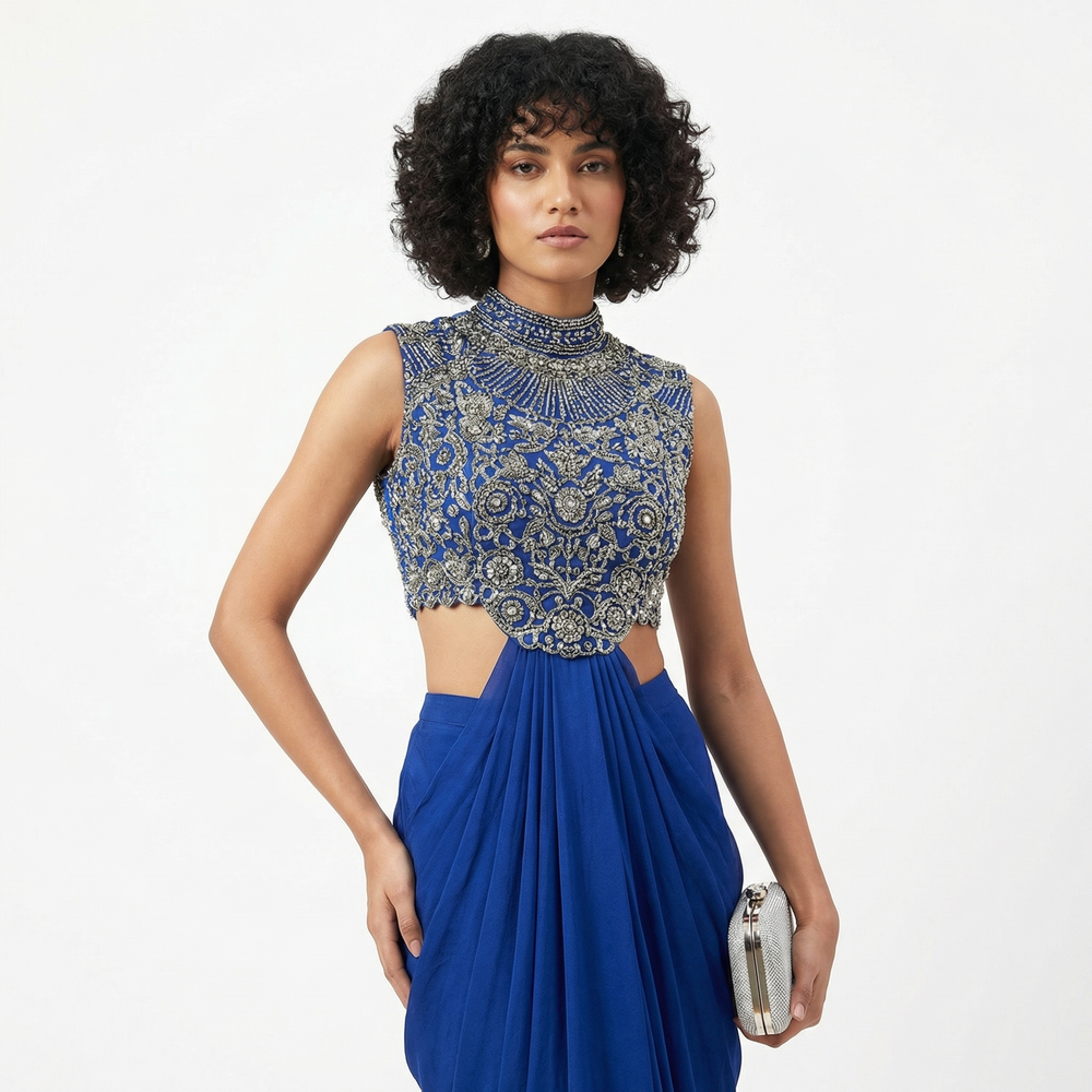 Ashley – draped dress by Ozel