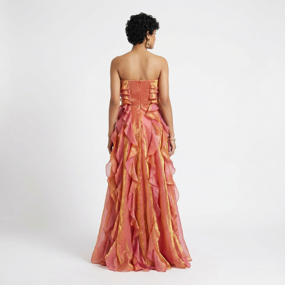 Dune – cascade gown by Ozel