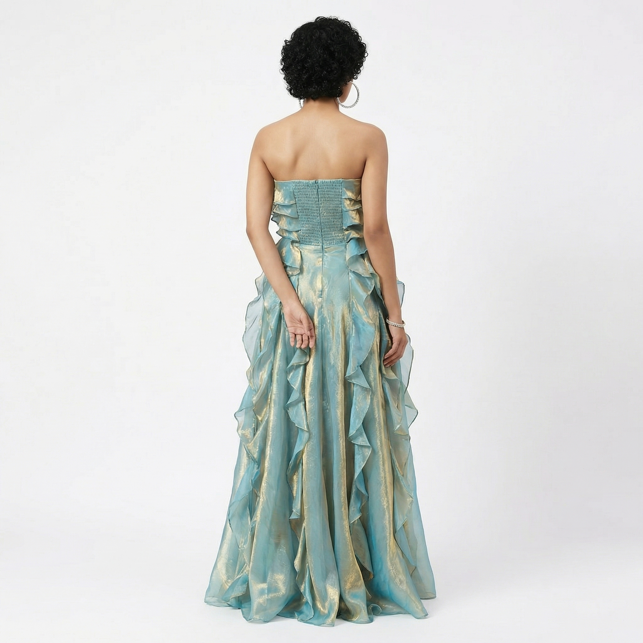 Dune – cascade gown by Ozel