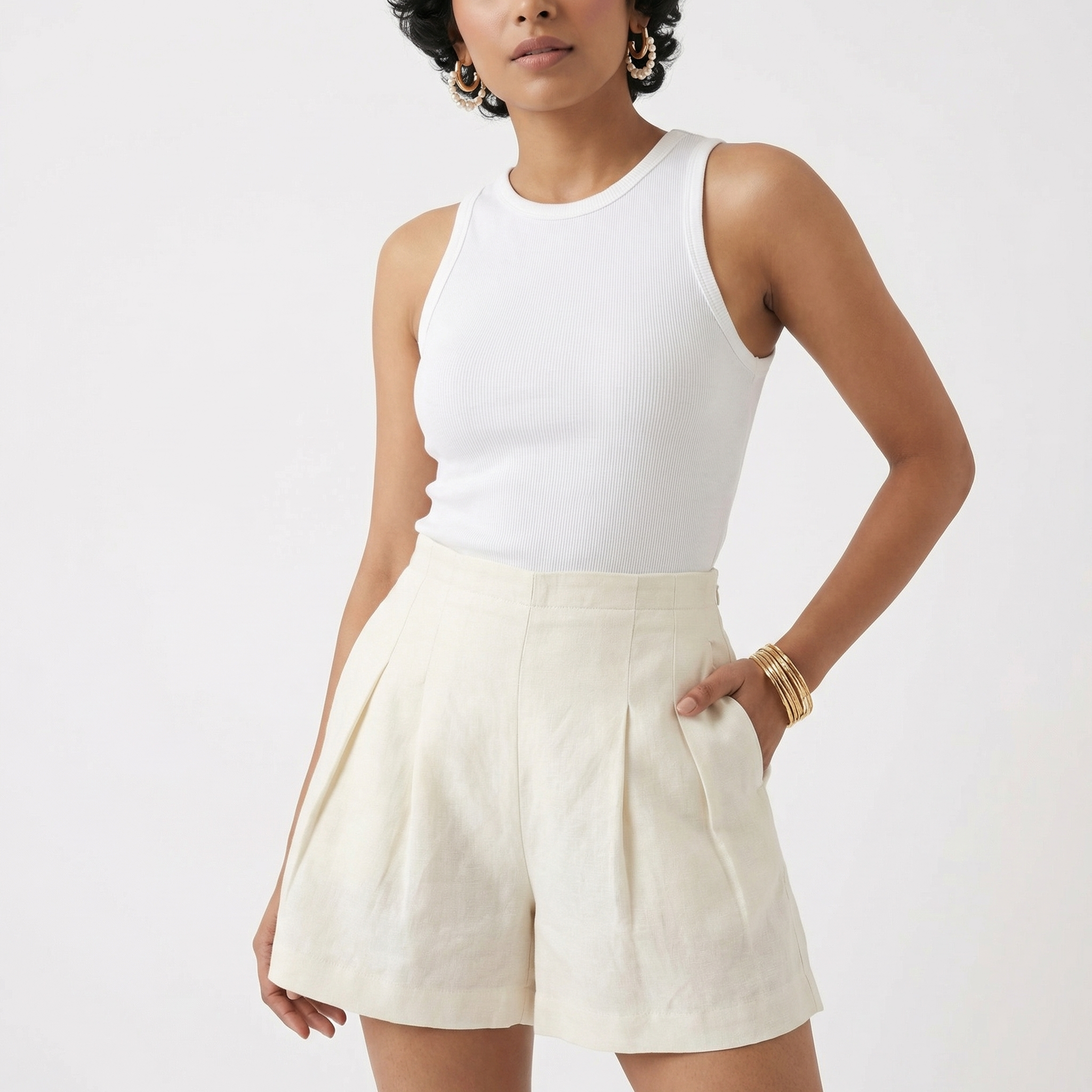 Summer Pleated shorts