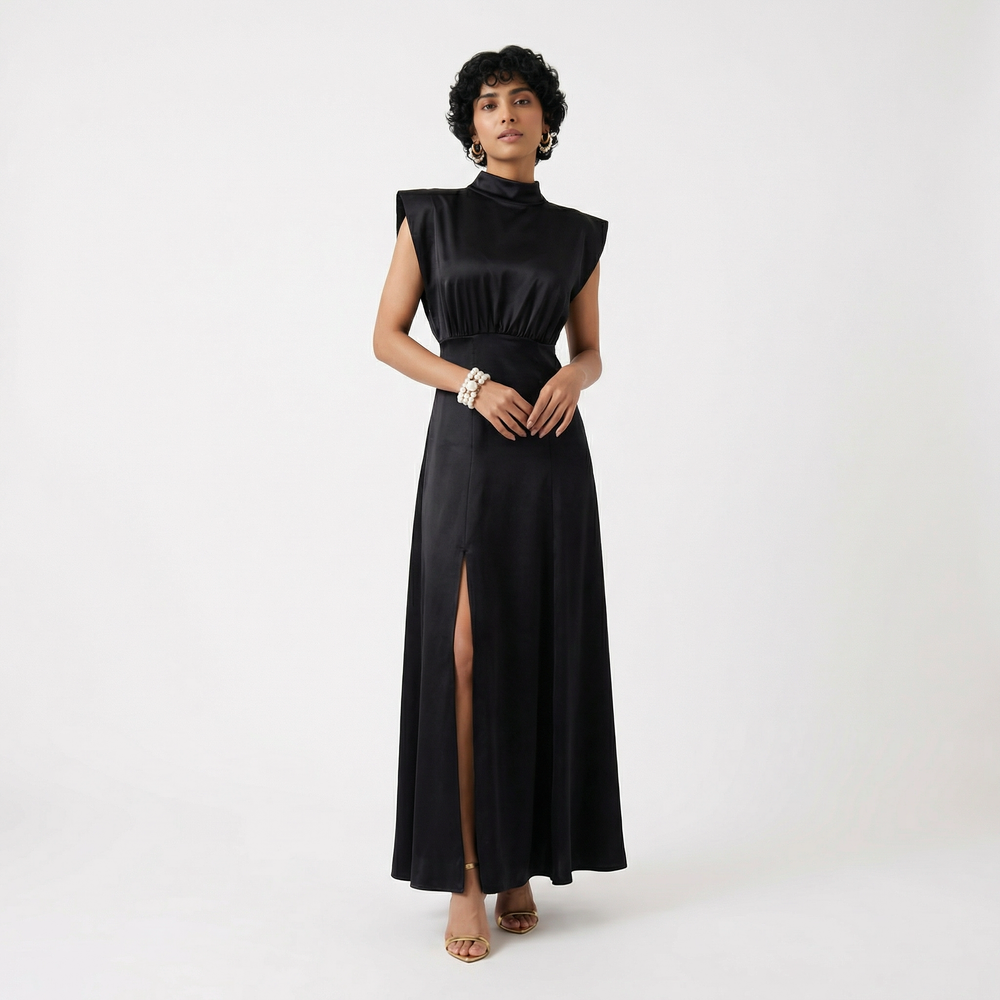 Obsidian – sleek dress by Ozel