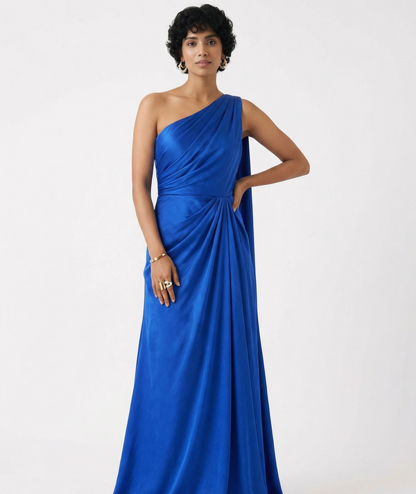 Céleste One Shoulder Gown