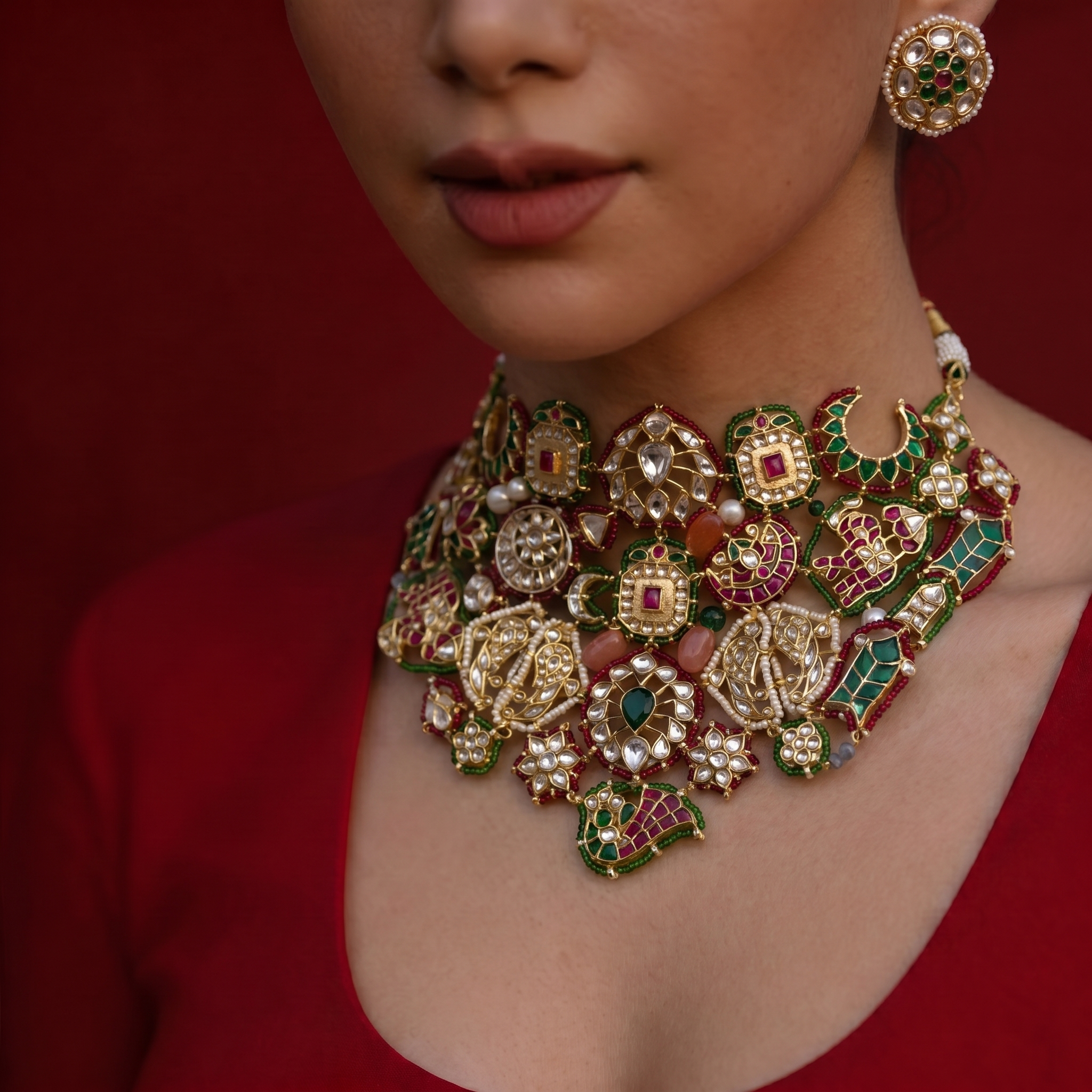 Heritage Tukdi Unique Choker Necklace