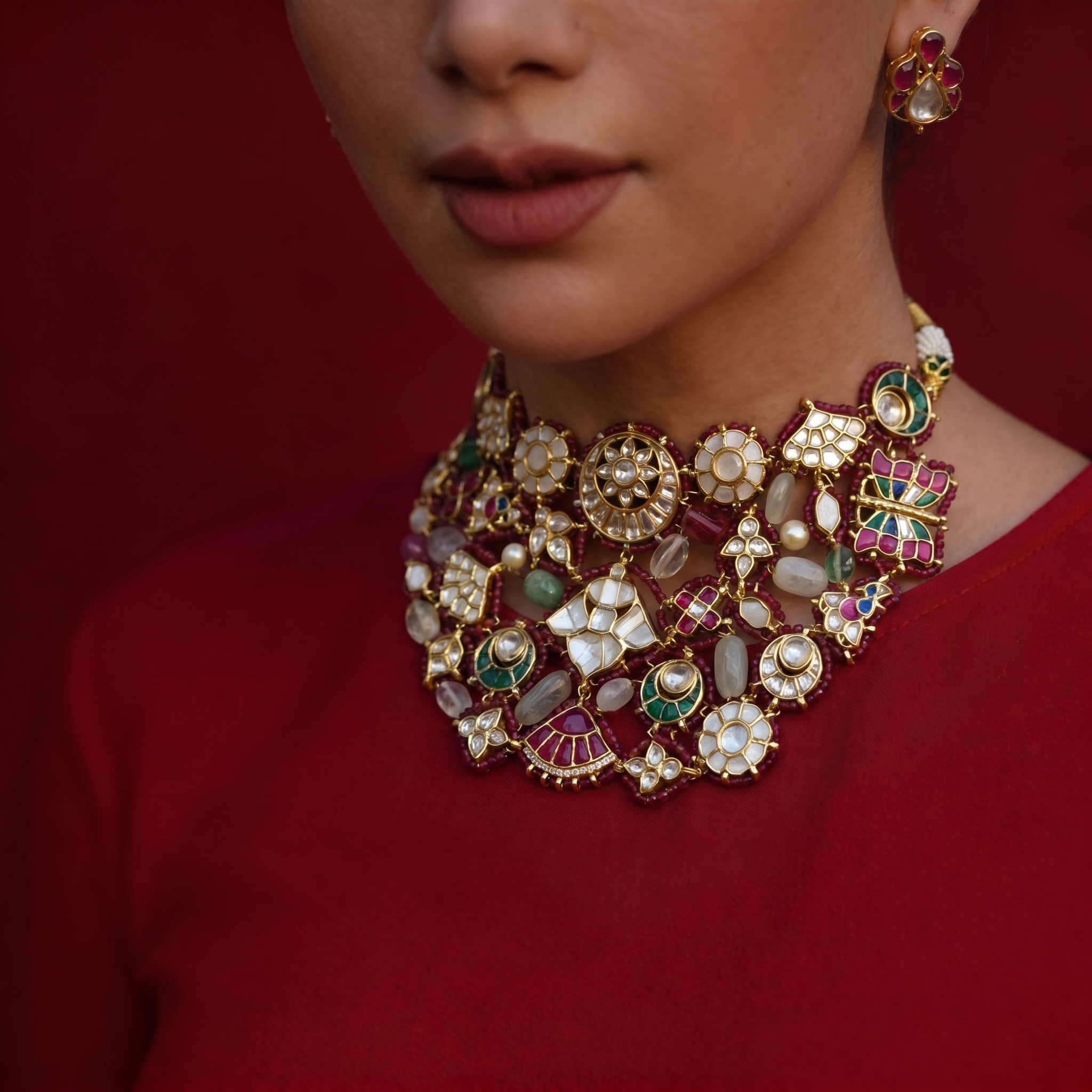 Heritage Tukdi Unique Choker Necklace