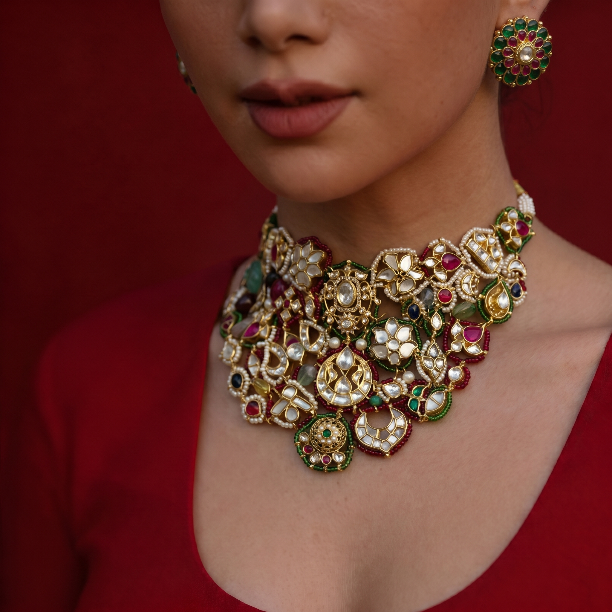 Heritage Tukdi Unique Choker Necklace