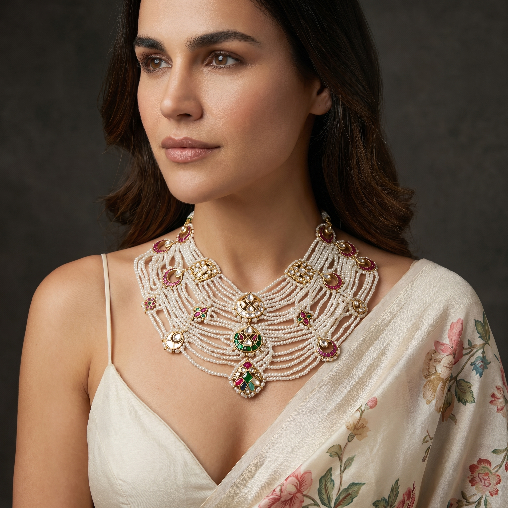 Heritage Pearl Collar Necklace Set