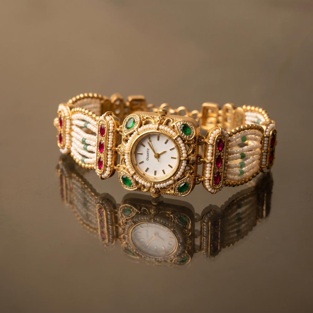 Ridhiyana vintage watch – detail view by Ozel