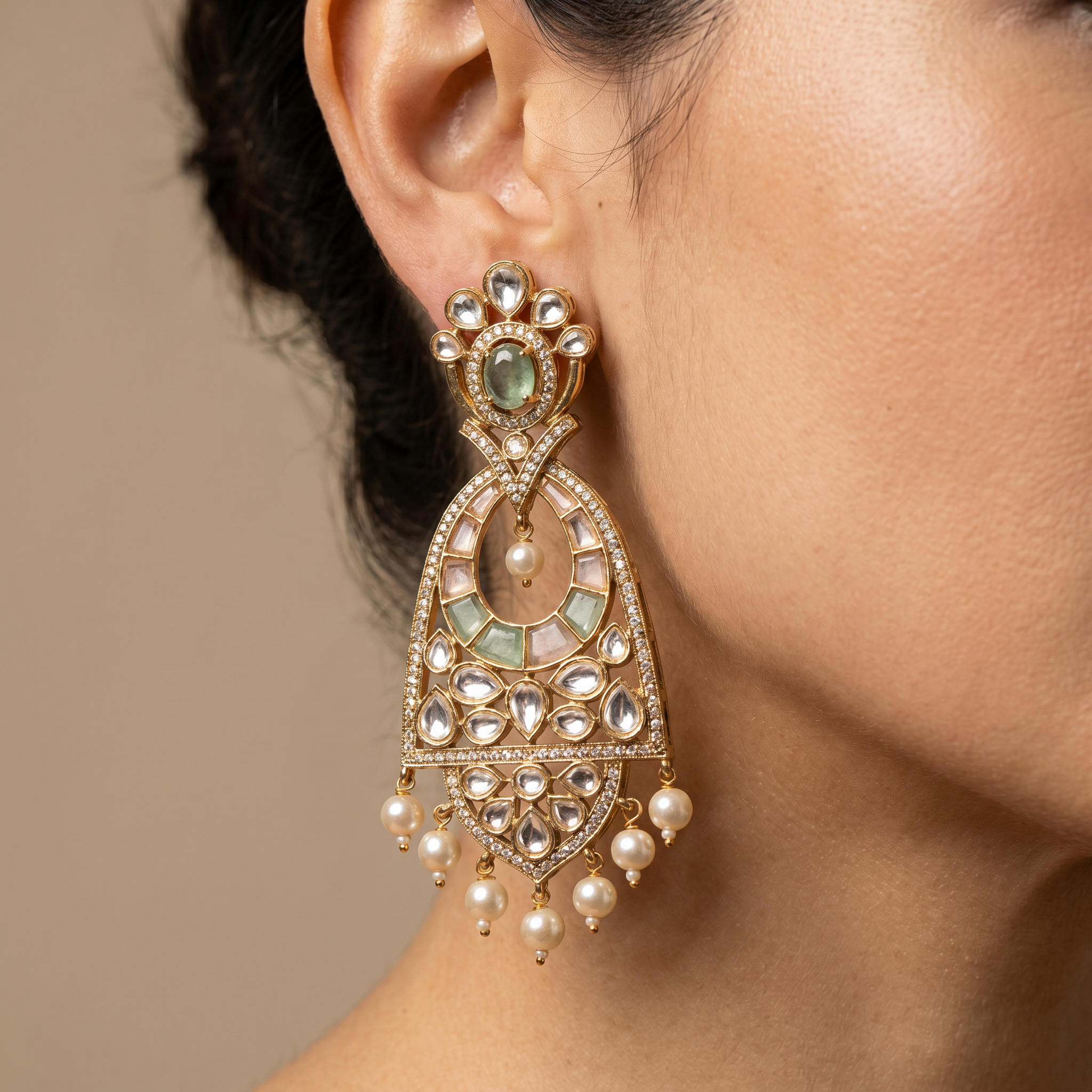 OMIRA Statement Earrings